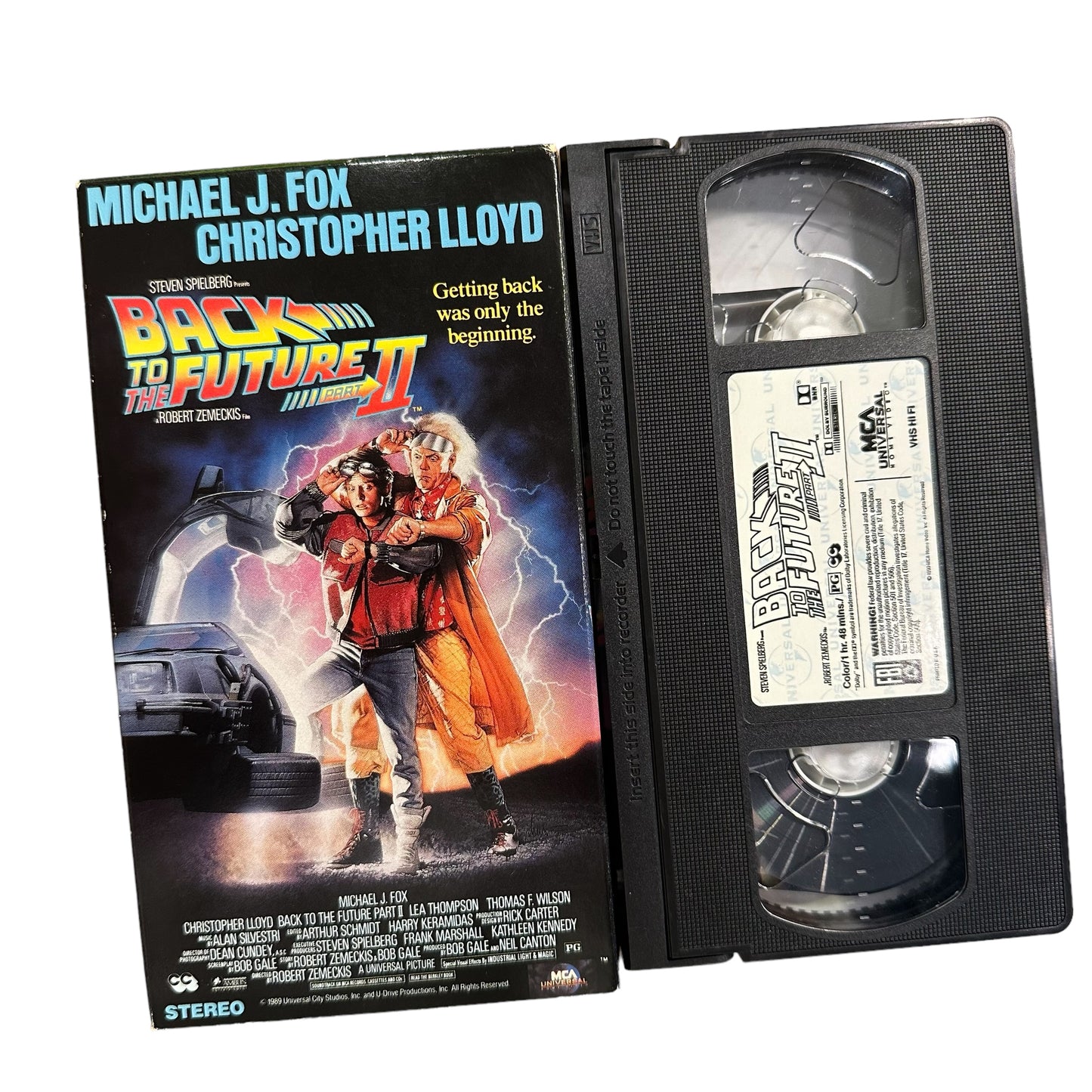 VHS ビデオテープ 輸入版 バック・トゥ・ザ・フューチャー 2 Back to the Future PART2 海外版 USA アメリカ ヴィンテージビデオ 紙ジャケ