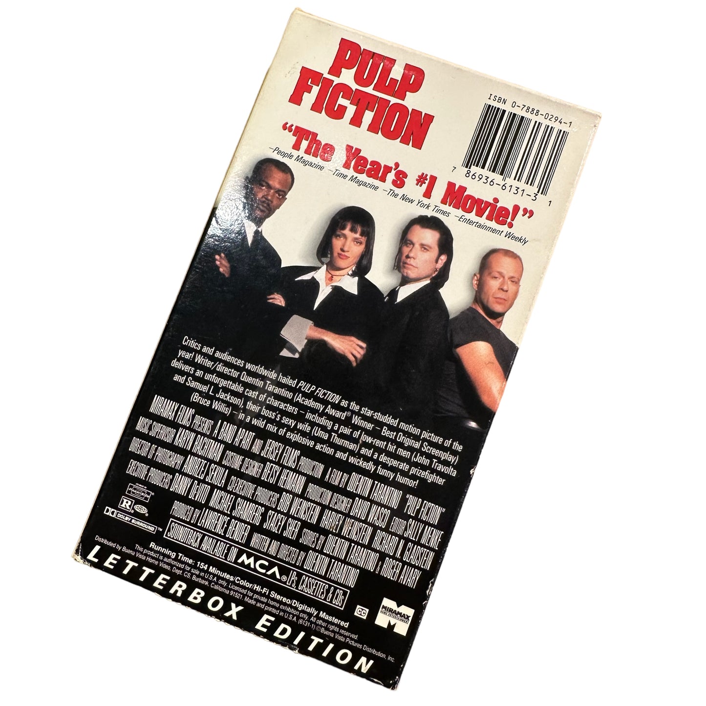 VHS ビデオテープ 輸入版 パルプ・フィクション Pulp Fiction 海外版 USA アメリカ ヴィンテージ ビデオ 紙ジャケ
