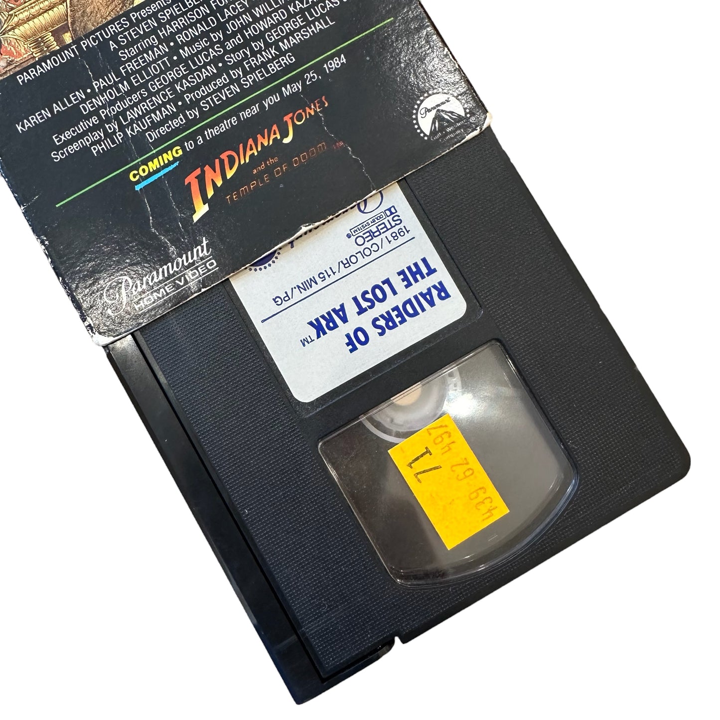 VHS ビデオテープ 輸入版 レイダース Raiders of the Lost Ark 海外版 USA アメリカ ヴィンテージ ビデオ 紙ジャケ