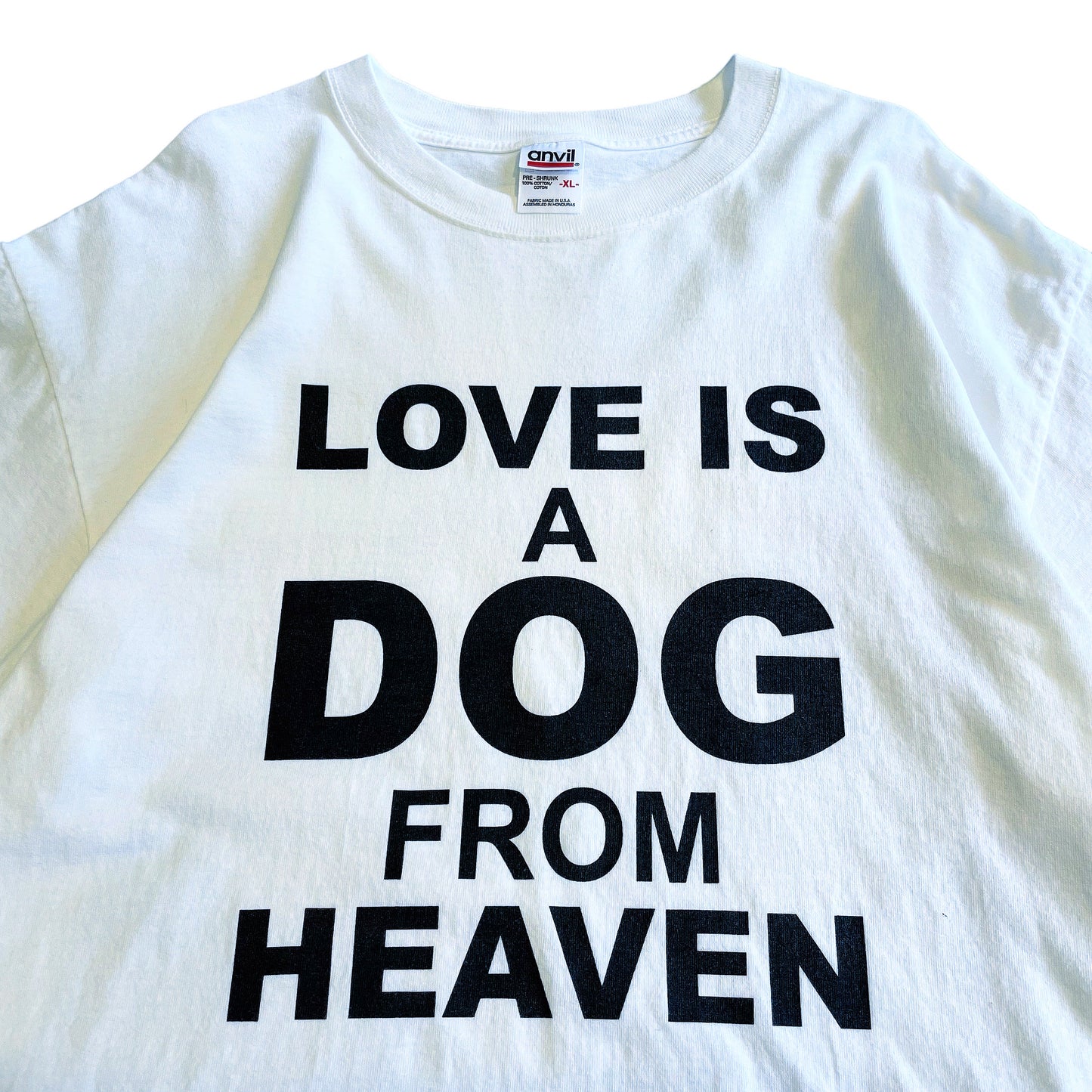90s〜00s〜 anvil T-shirt LOVE A DOG FROM HEVEN XL アンビル tシャツ ヴィンテージ