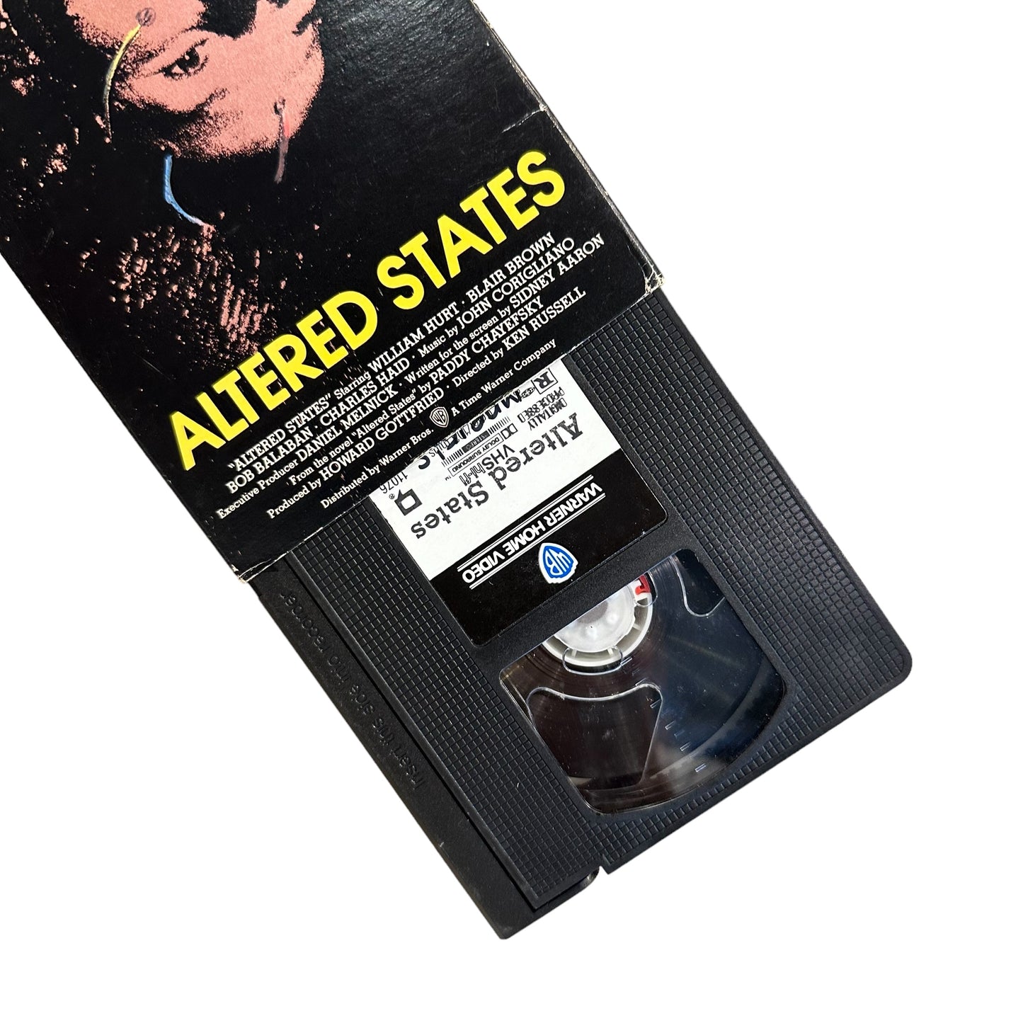 VHS ビデオテープ アルタード・ステーツ 未知への挑戦 Altered states 海外版 USA アメリカ ヴィンテージ ビデオ 紙ジャケ