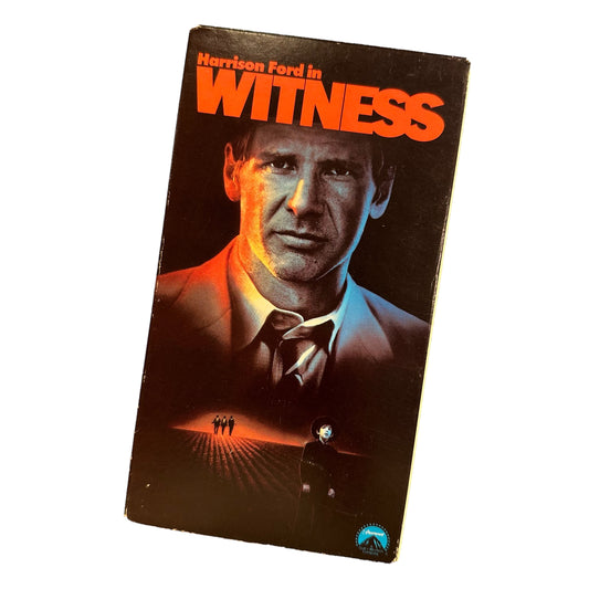 VHS ビデオテープ 輸入版 刑事ジョン・ブック 目撃者 Witness 海外版 USA アメリカ ヴィンテージ ビデオ 紙ジャケ