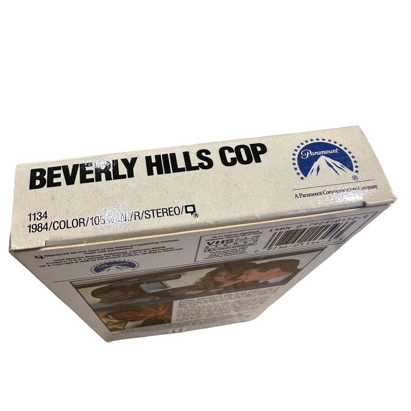 VHS ビデオテープ 輸入版 ビバリーヒルズ・コップ Beverly Hills Cop 海外版 USA アメリカ ヴィンテージ ビデオ 紙ジャケ