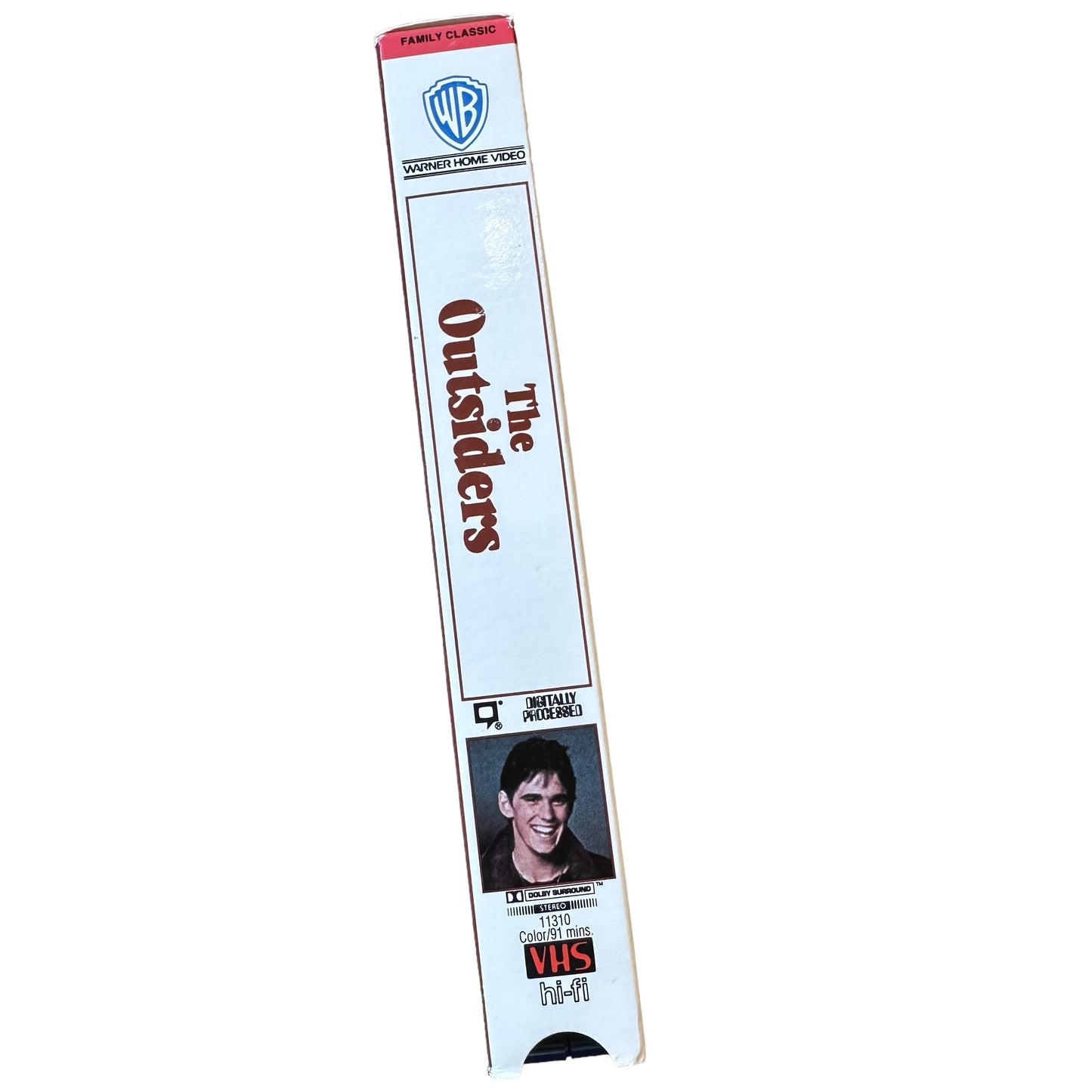 VHS ビデオテープ 輸入版 アウトサイダー The Outsiders 海外版 USA アメリカ ヴィンテージ ビデオ 紙ジャケ