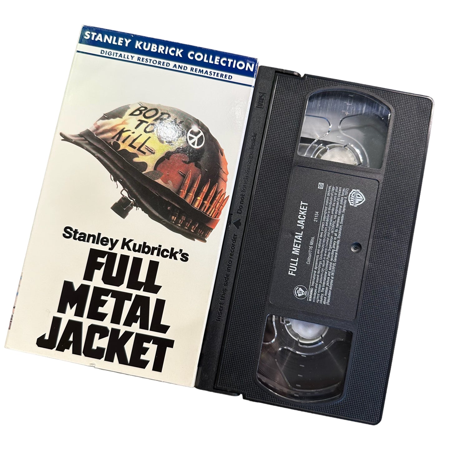 VHS ビデオテープ 輸入版 フルメタル・ジャケット Full Metal Jacket 海外版 USA アメリカ ヴィンテージ ビデオ 紙ジャケ
