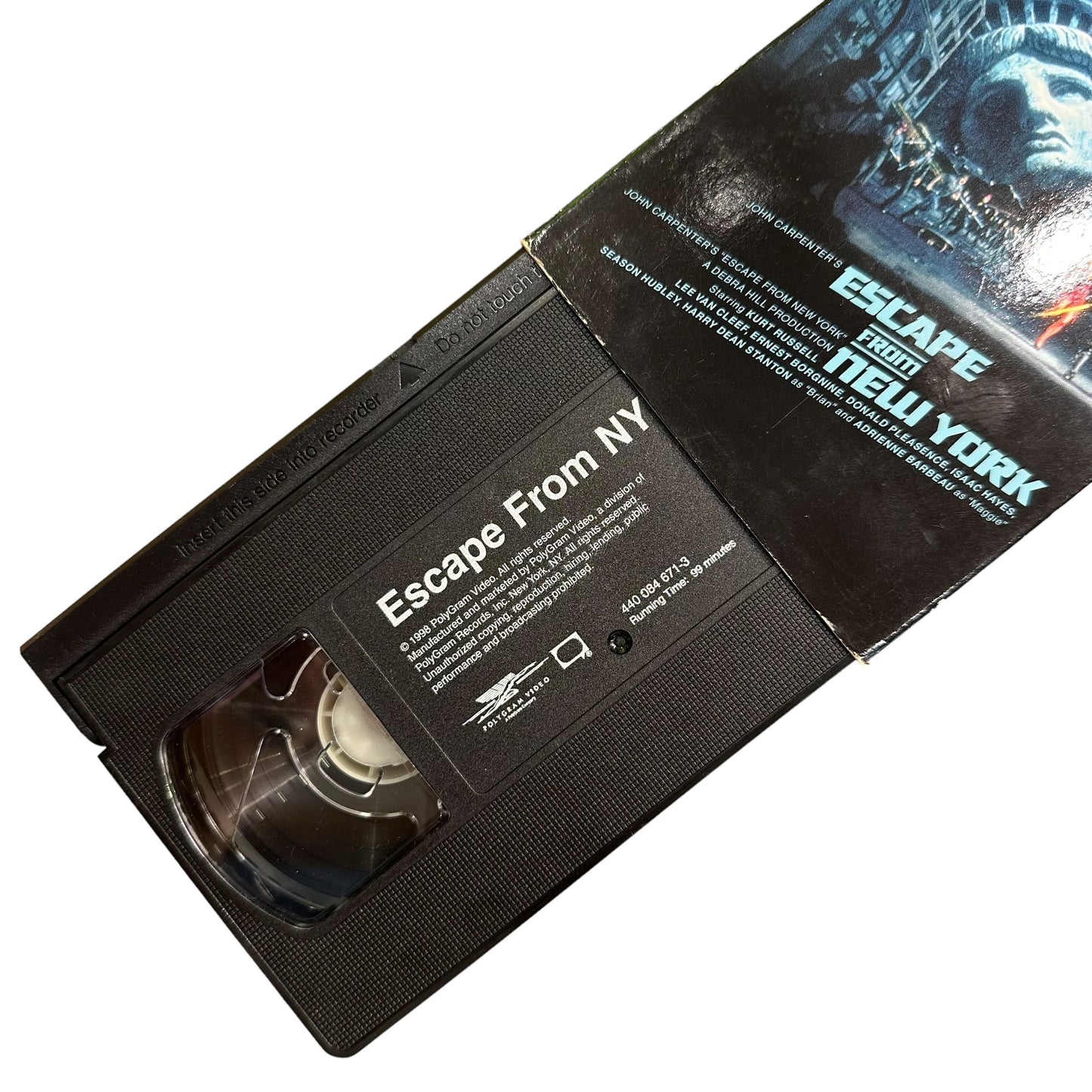 VHS ビデオテープ 輸入版 ニューヨーク1997 Escape from New York 海外版 USA アメリカ ヴィンテージ ビデオ 紙ジャケ