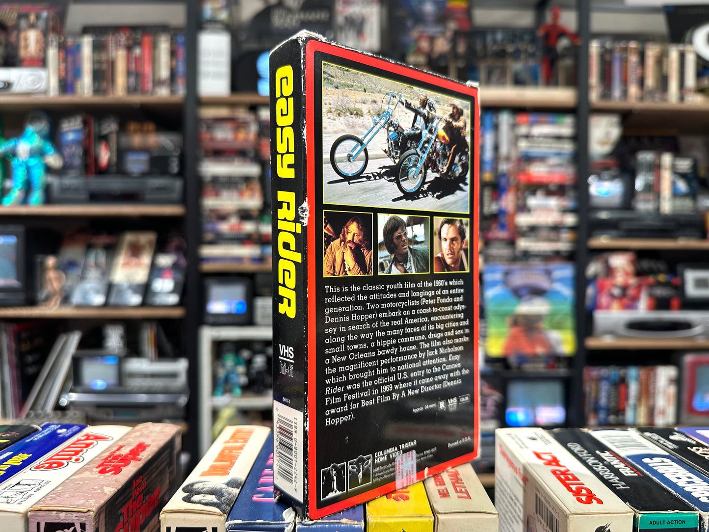 VHS ビデオテープ 輸入版 イージー・ライダー EASY RIDER 海外版 USA デニス・ホッパー アメリカ ヴィンテージ ビデオ 紙ジャケ