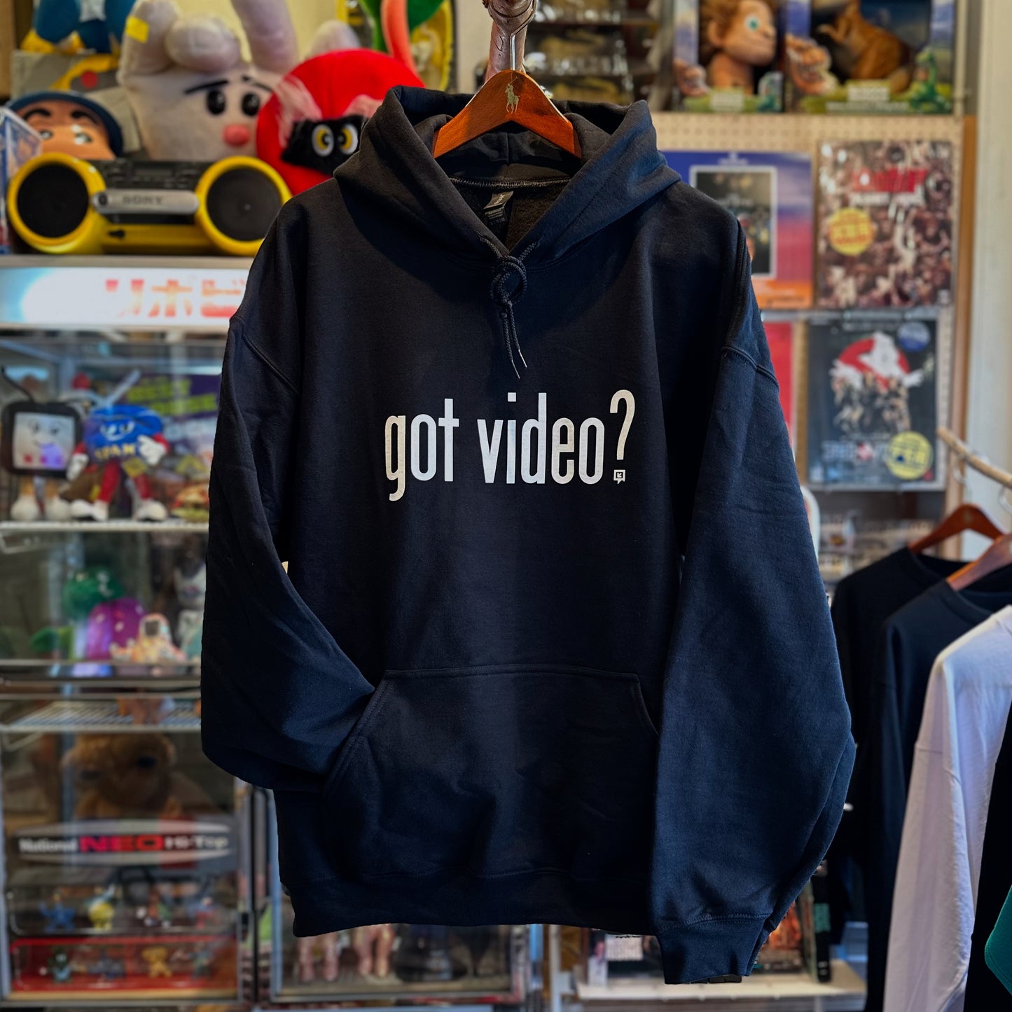 got video? LIPIT VIDEO HOODIE パーカー GILDAN ブラック リピト オリジナル got milk? VHS ビデオ