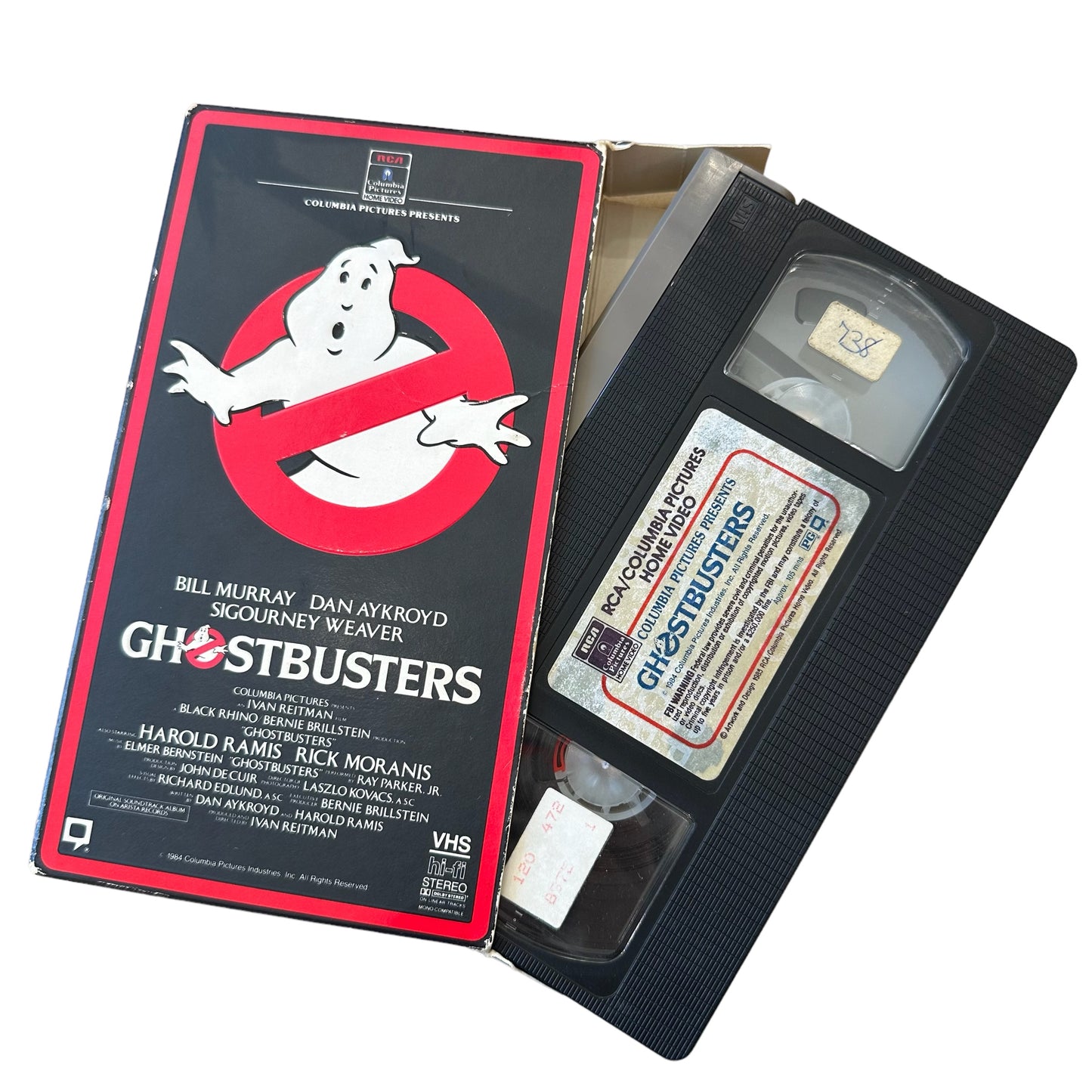 VHS ビデオテープ 輸入版 ゴーストバスターズ GHOSTBUSTERS 海外版 USA アメリカ ヴィンテージ ビデオ 紙ジャケ