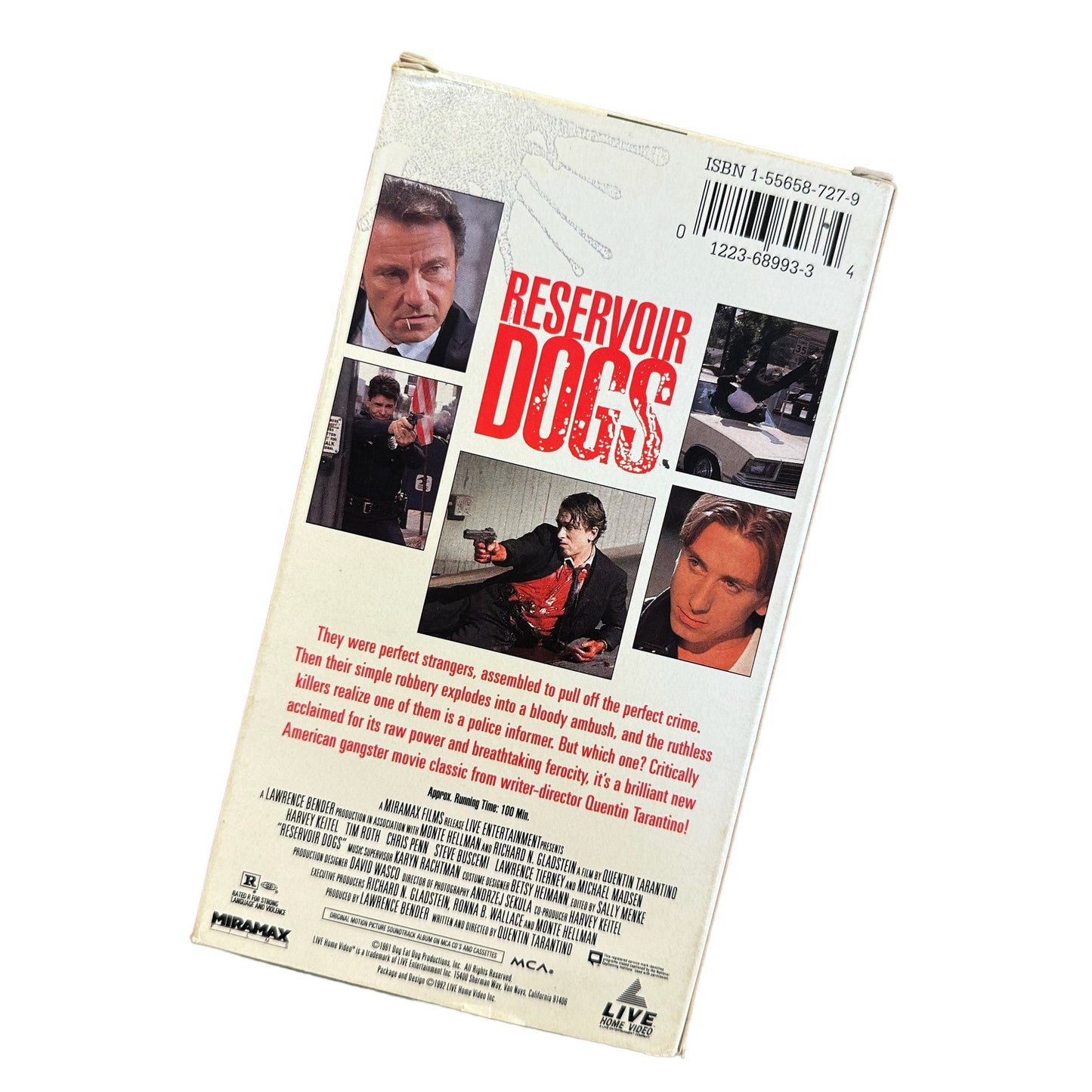 VHS ビデオテープ 輸入版 レザボア・ドッグス Reservoir Dogs 海外版 USA アメリカ ヴィンテージ ビデオ 紙ジャケ