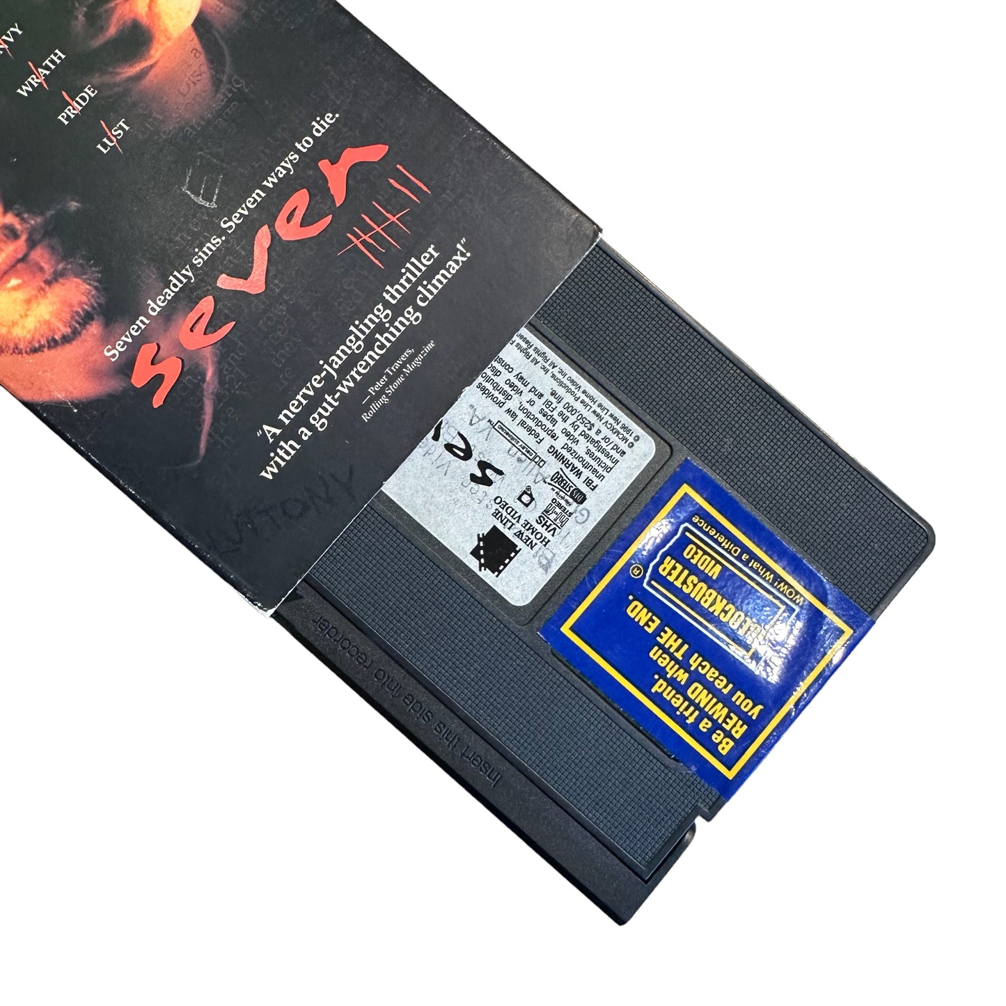 VHS ビデオテープ 輸入版 セブン seven 海外版 USA アメリカ ヴィンテージ ビデオ 紙ジャケ