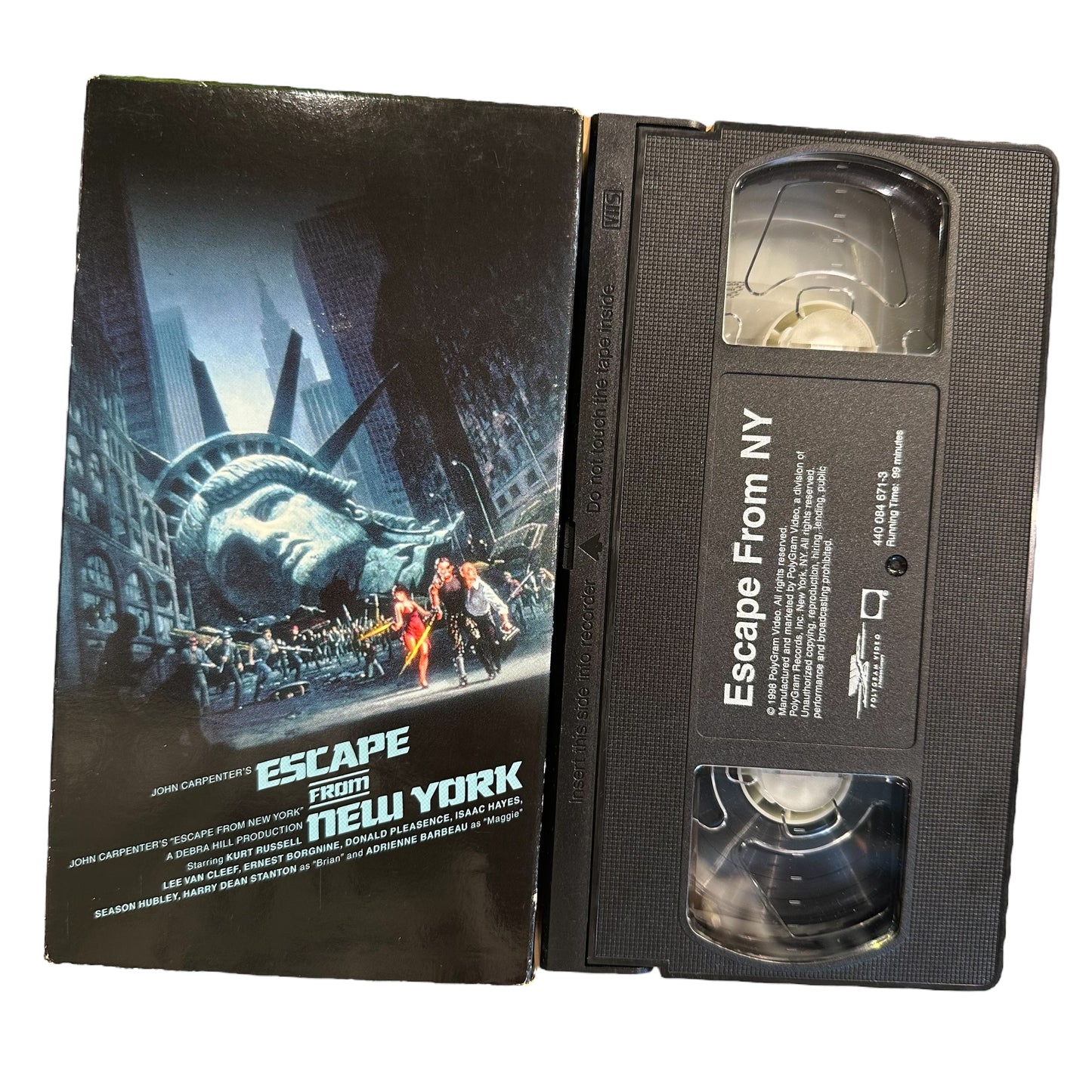 VHS ビデオテープ 輸入版 ニューヨーク1997 Escape from New York 海外版 USA アメリカ ヴィンテージ ビデオ 紙ジャケ