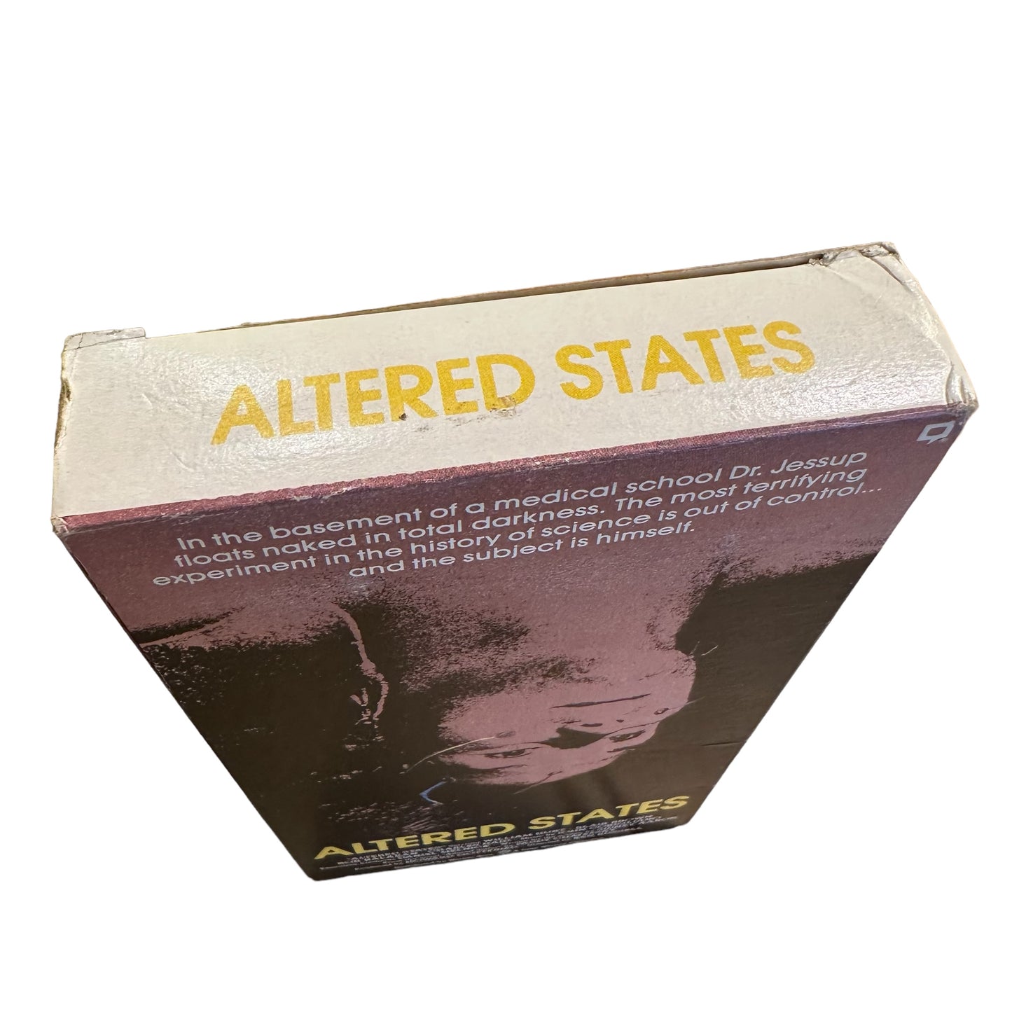 VHS ビデオテープ アルタード・ステーツ 未知への挑戦 Altered states 海外版 USA アメリカ ヴィンテージ ビデオ 紙ジャケ