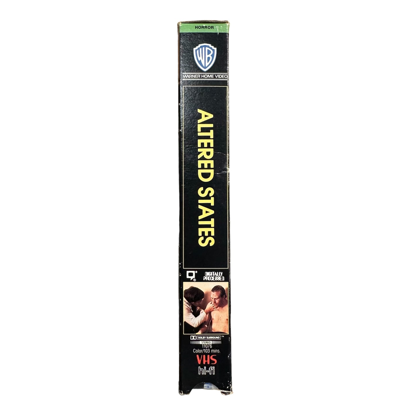 VHS ビデオテープ アルタード・ステーツ 未知への挑戦 Altered states 海外版 USA アメリカ ヴィンテージ ビデオ 紙ジャケ