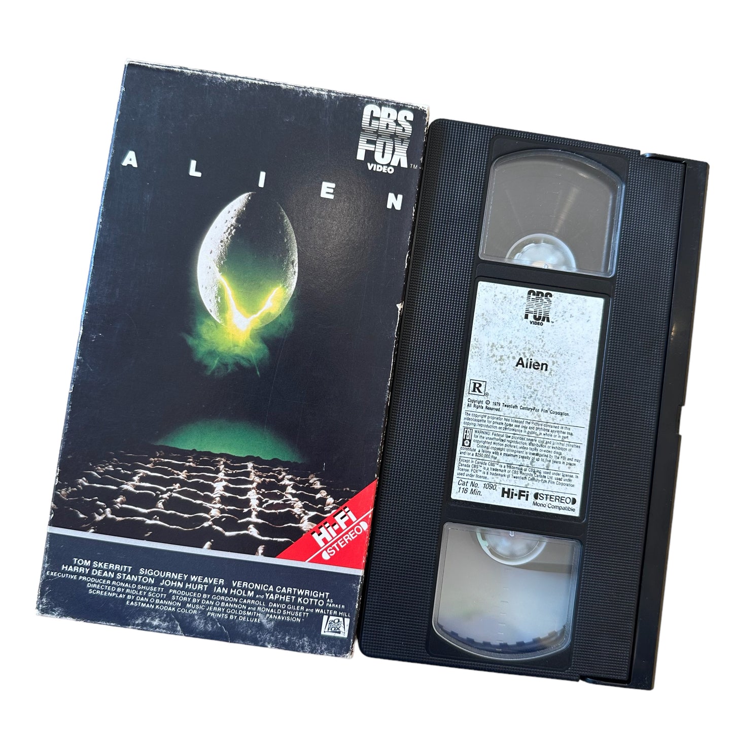 VHS ビデオテープ 輸入版 エイリアン Alien 海外版 USA アメリカ ヴィンテージ ビデオ 紙ジャケ