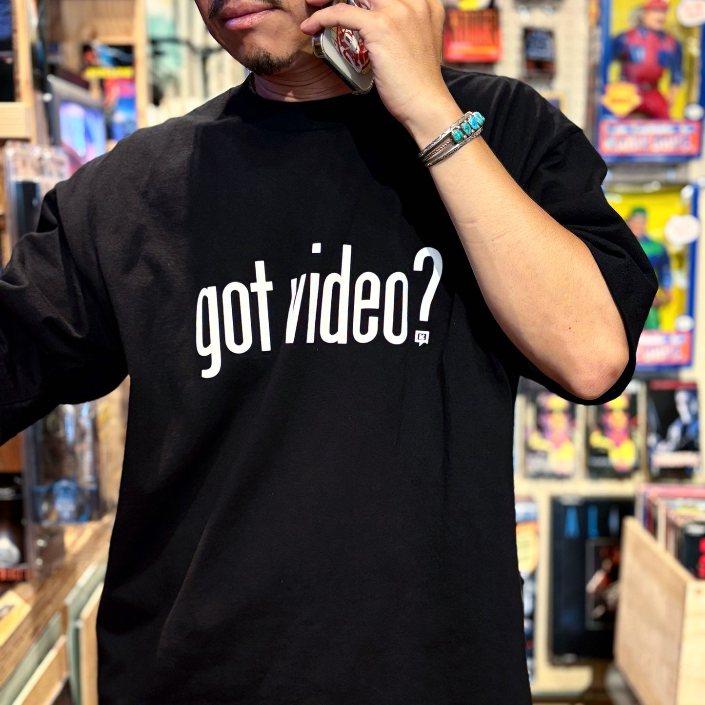 got video? Tee ゴットビデオ?リピト・イシュタール VHS イベント限定 オリジナルTシャツ PRO CLUB プロクラブ lipit got milk?