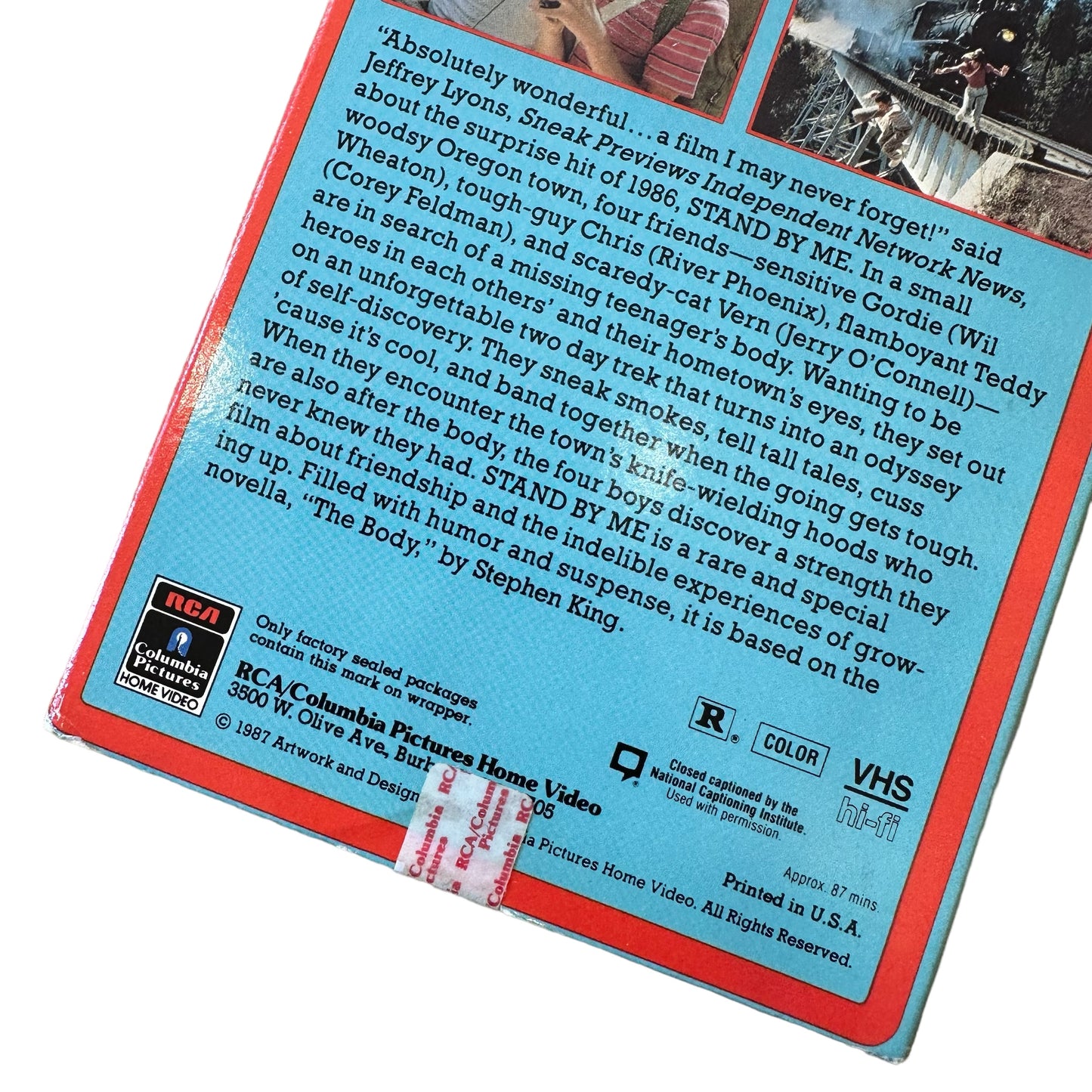 VHS ビデオテープ 輸入版 スタンド・バイ・ミー Stand by Me 海外版 USA アメリカ ヴィンテージビデオ 紙ジャケ