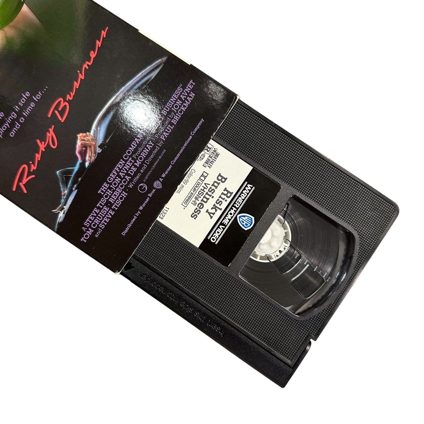 VHS ビデオテープ 卒業白書 Risky Business 海外版 USA アメリカ ヴィンテージ ビデオ 紙ジャケ