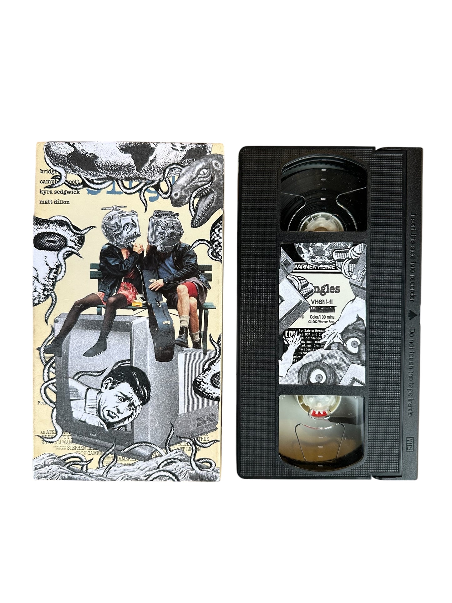 VHS コラージュ・アーティスト SKIFF コラージュビデオ ビデオテープ 輸入盤 シングルス Singles 海外 USA アメリカ ヴィンテージ ビデオ 紙ジャケ
