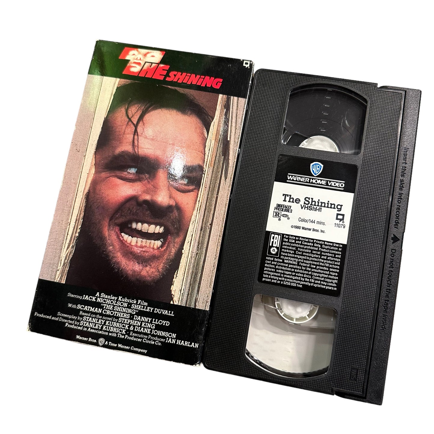 VHS ビデオテープ 輸入版 シャイニング The Shining 海外版 USA アメリカ ヴィンテージ ビデオ 紙ジャケ