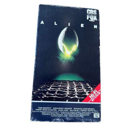 VHS ビデオテープ 輸入版 エイリアン Alien 海外版 USA アメリカ ヴィンテージ ビデオ 紙ジャケ