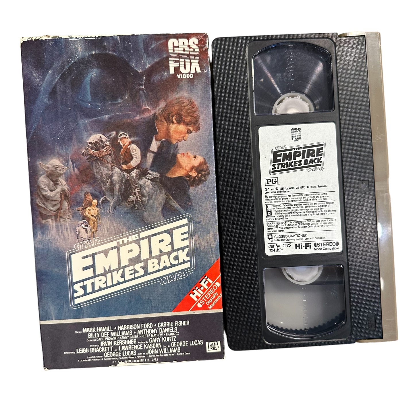 VHS ビデオテープ 輸入版 スター・ウォーズ 帝国の逆襲 STAR WARS The Empire Strikes Back 海外版 USA アメリカ ヴィンテージ ビデオ 紙ジャケ