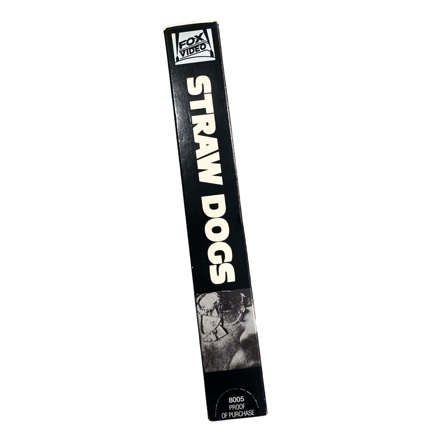 VHS ビデオテープ 輸入版 わらの犬 Straw Dogs 海外版 USA アメリカ ヴィンテージ ビデオ 紙ジャケ