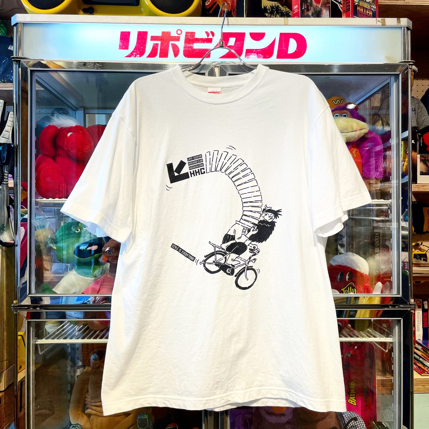 「HHC 髭髭倶楽部」 x 「LIPIT-ISCHTAR」x「甲州屋蕎麦店」コラボTシャツ higehigeclub リピト・イシュタール hhc