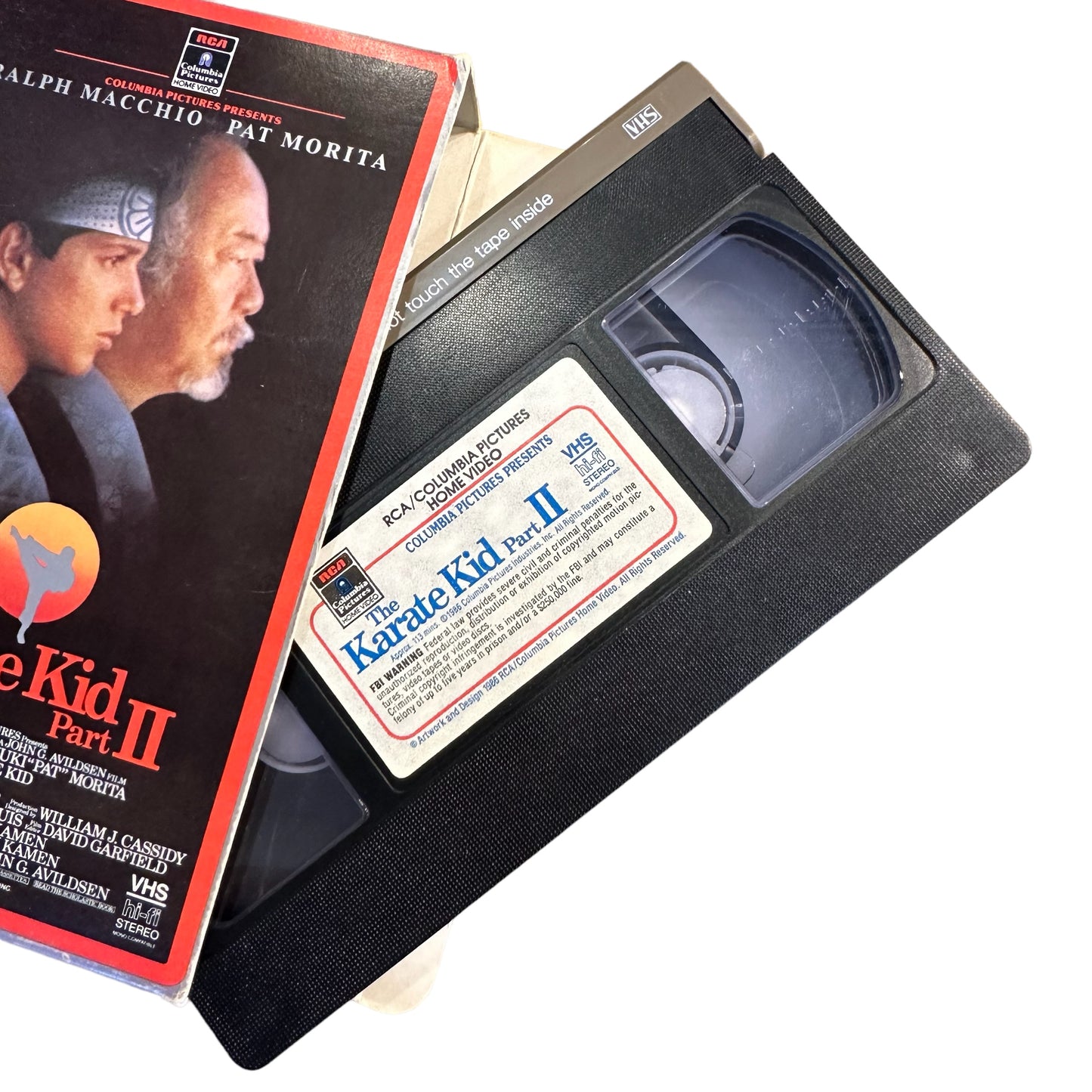 VHS ビデオテープ 輸入版 The Karate Kids2 ベストキッド2 海外版 USA アメリカ ヴィンテージ ビデオ 紙ジャケ