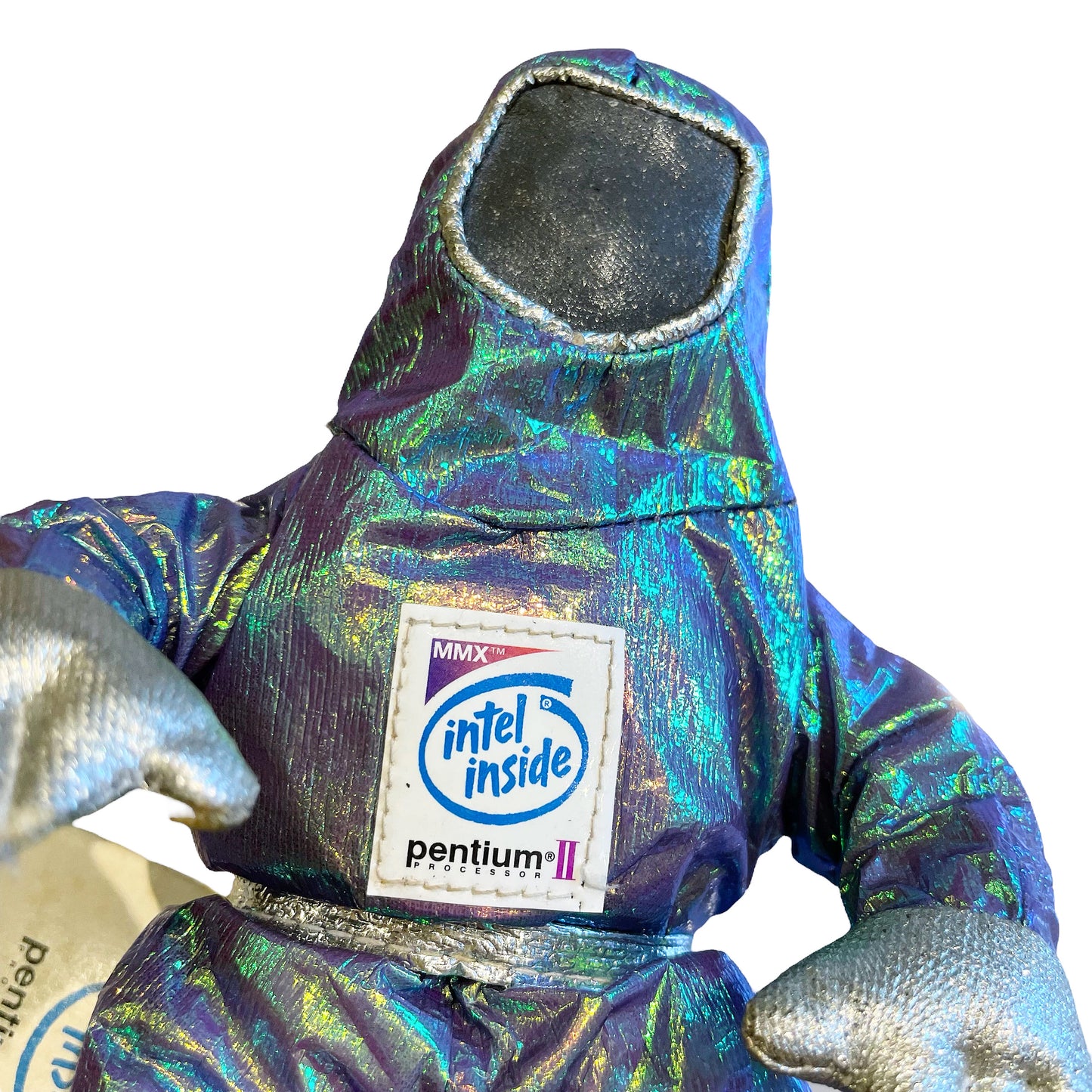 1997 intel インテル バニーピープル Bunny People Plush Doll 8" プラッシュ ドール ぬいぐるみ Inside Pentium II ブルー ヴィンテージ