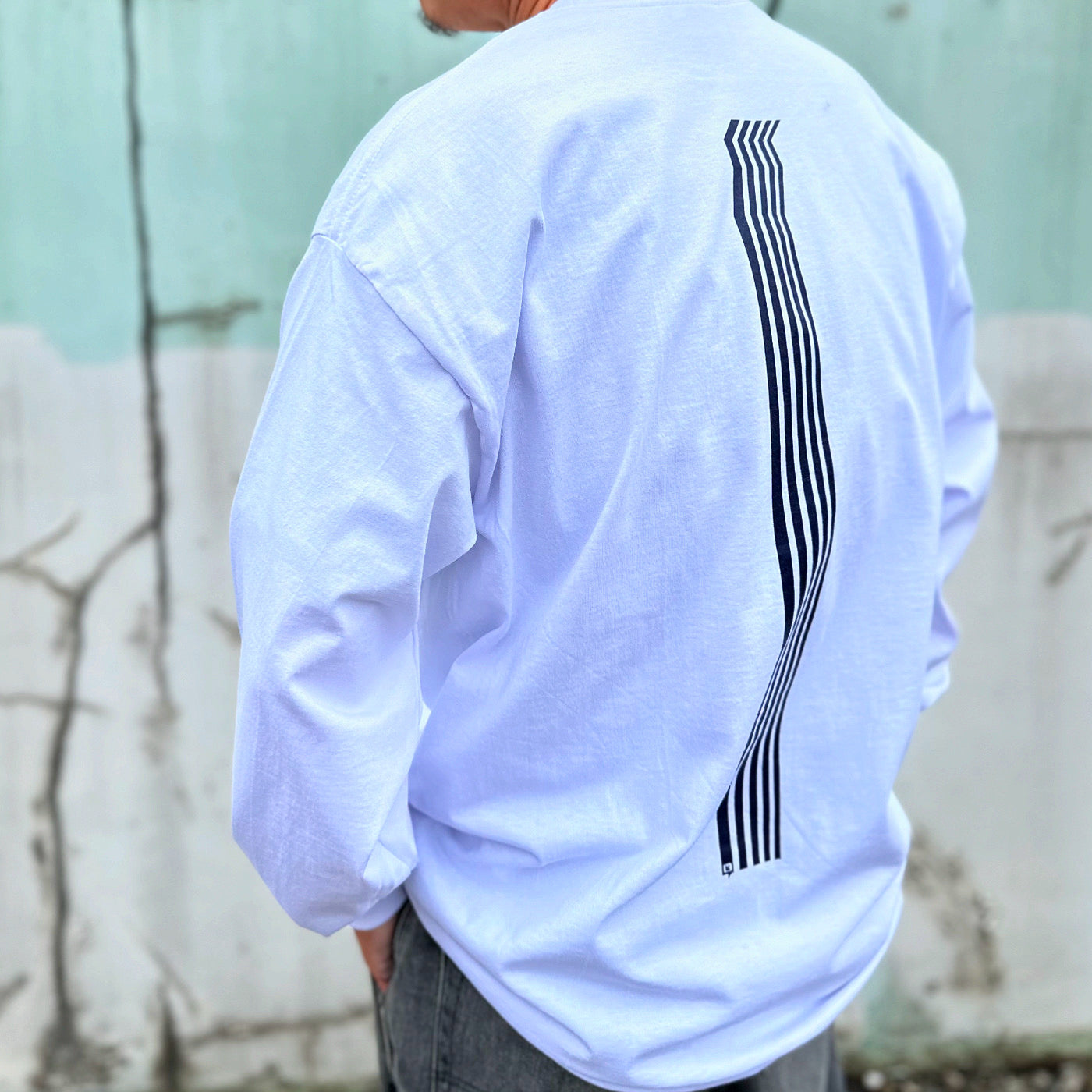 shockwave ロンTee リピト・イシュタール ロンT オリジナルTシャツ PRO CLUB プロクラブ LIPIT ホワイト