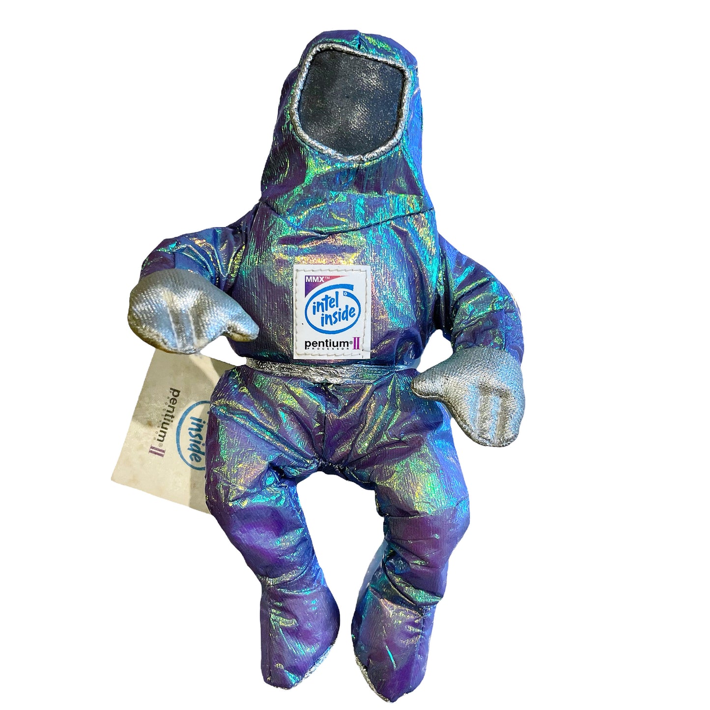 1997 intel インテル バニーピープル Bunny People Plush Doll 8" プラッシュ ドール ぬいぐるみ Inside Pentium II ブルー ヴィンテージ