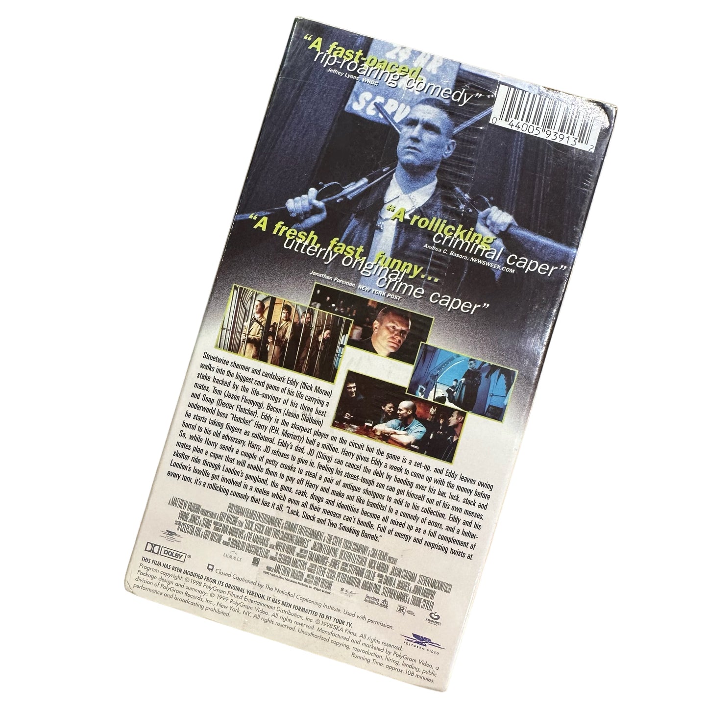 VHS ビデオテープ 輸入版 未開封 ロック、ストック&トゥー・スモーキング・バレルズ Lock, Stock and Two Smoking Barrels 海外版 USA アメリカ ヴィンテージ ビデオ 紙ジャケ