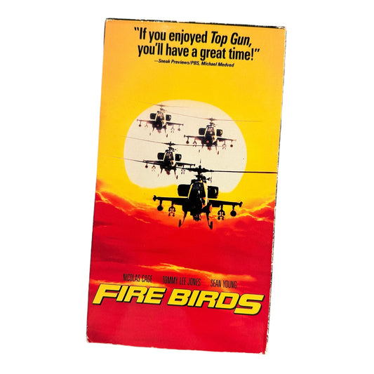 VHS ビデオテープ 輸入版 アパッチ  Fire Birds 海外版 USA アメリカ ヴィンテージ ビデオ 紙ジャケ