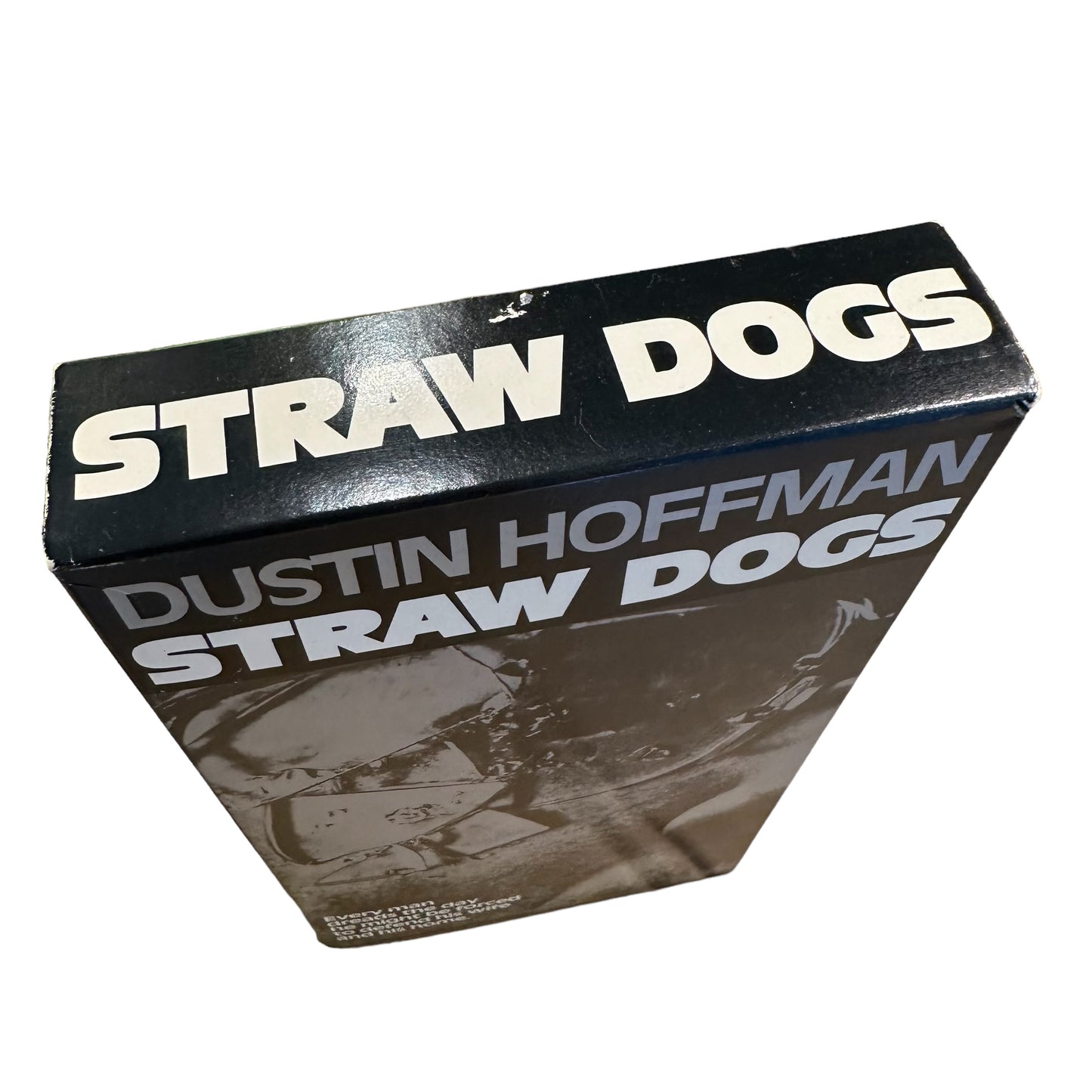 VHS ビデオテープ 輸入版 わらの犬 Straw Dogs 海外版 USA アメリカ ヴィンテージ ビデオ 紙ジャケ