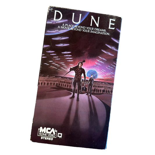 VHS ビデオテープ 輸入版 DUNE デューン砂の惑星 海外版 USA アメリカ ヴィンテージ ビデオ 紙ジャケ
