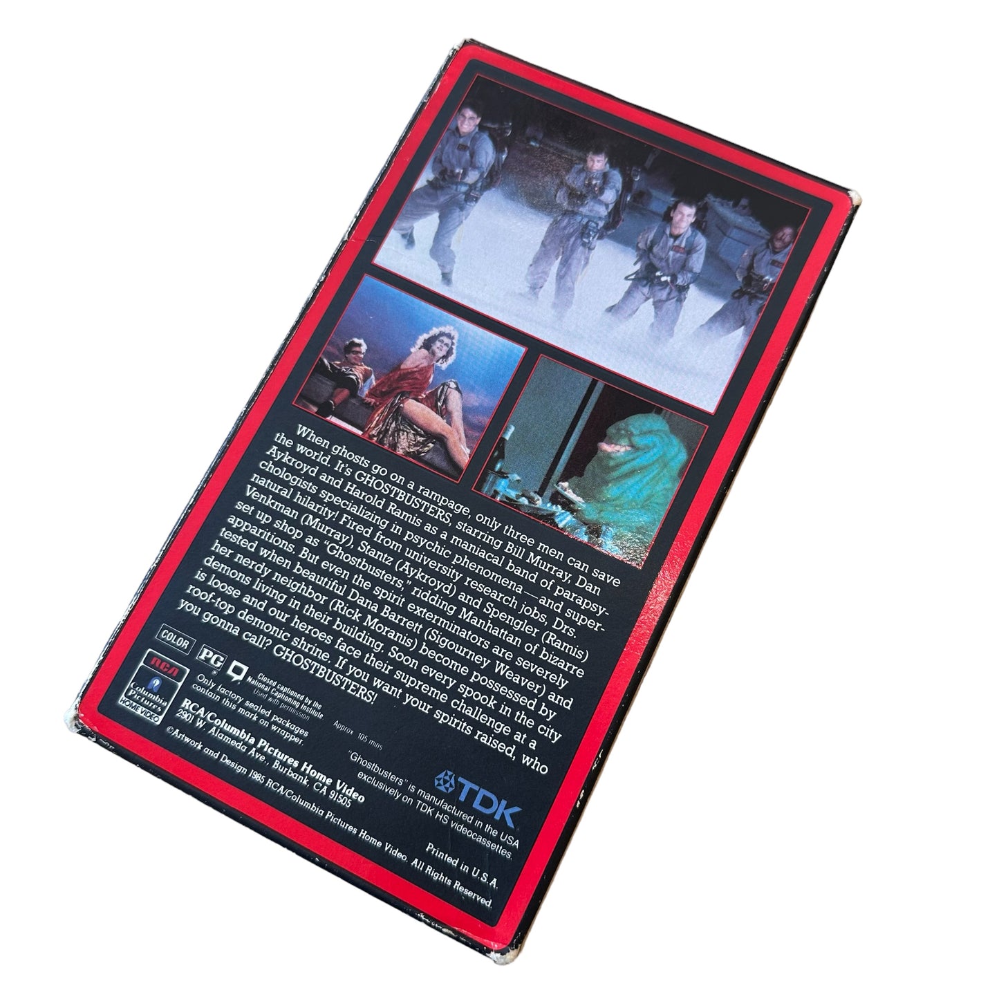 VHS ビデオテープ 輸入版 ゴーストバスターズ GHOSTBUSTERS 海外版 USA アメリカ ヴィンテージ ビデオ 紙ジャケ