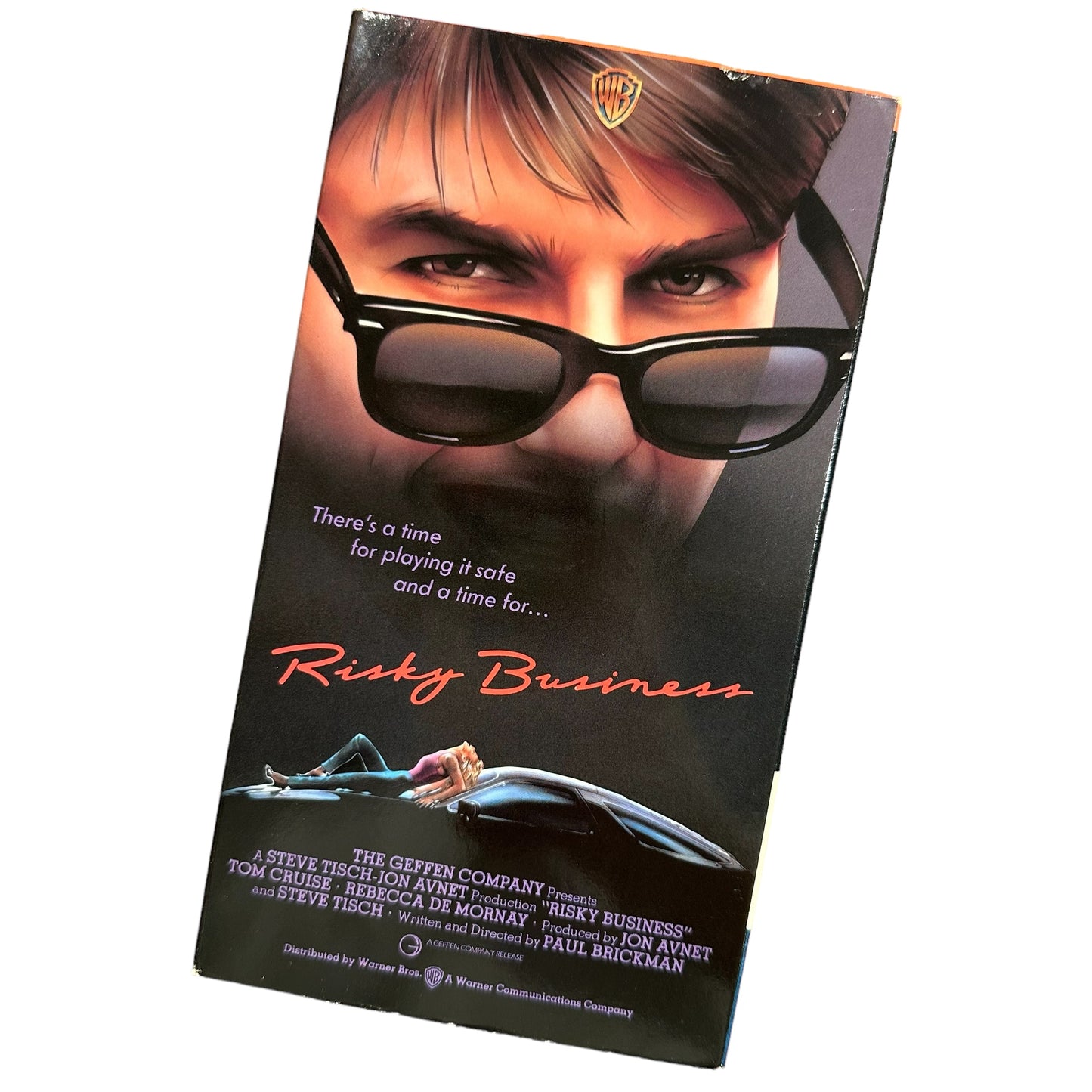 VHS ビデオテープ 卒業白書 Risky Business 海外版 USA アメリカ ヴィンテージ ビデオ 紙ジャケ