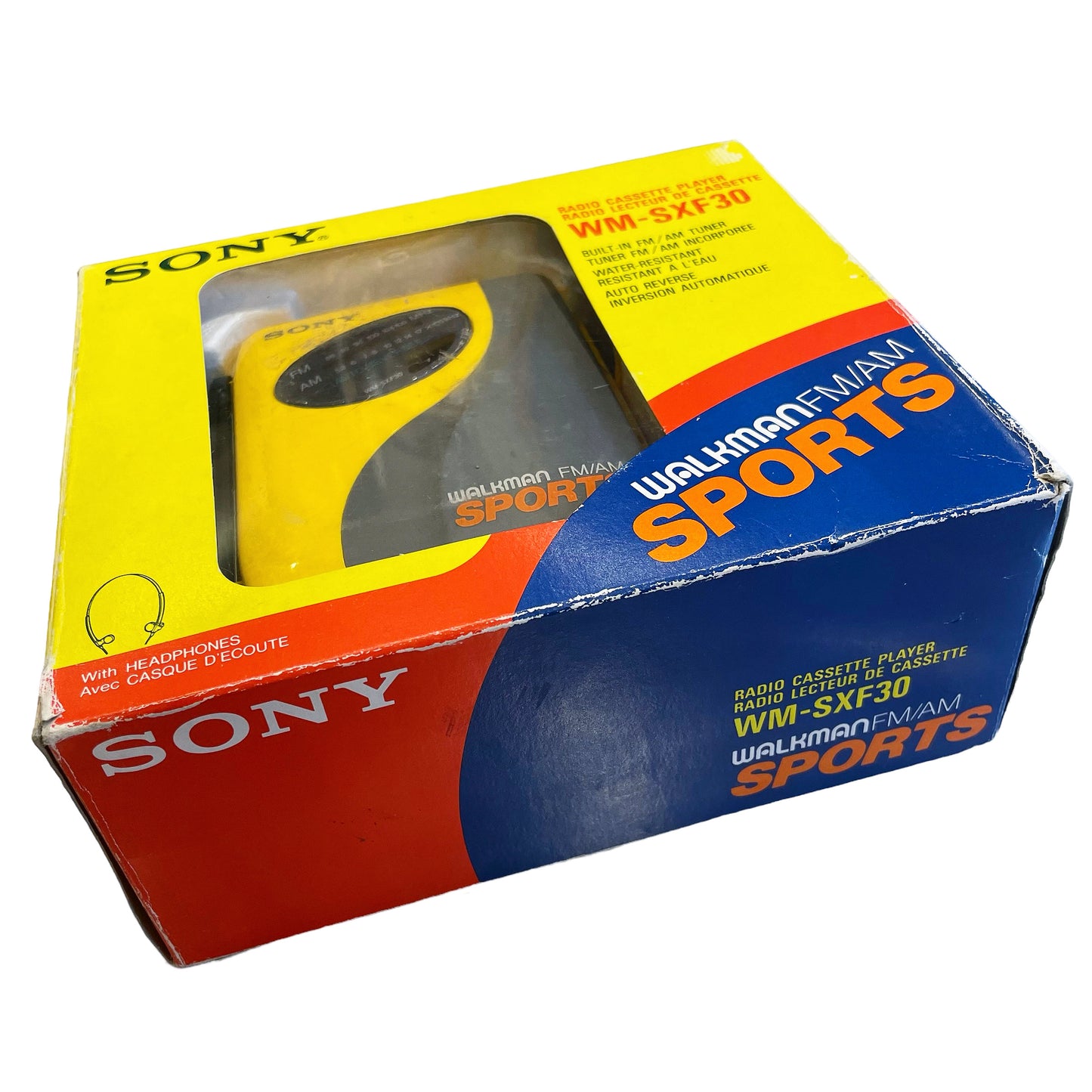 1991 SONY SPORTS ソニー スポーツ Walkman ウォークマン WM-SXF30 BOX 箱付き 不可動品 ヴィンテージ