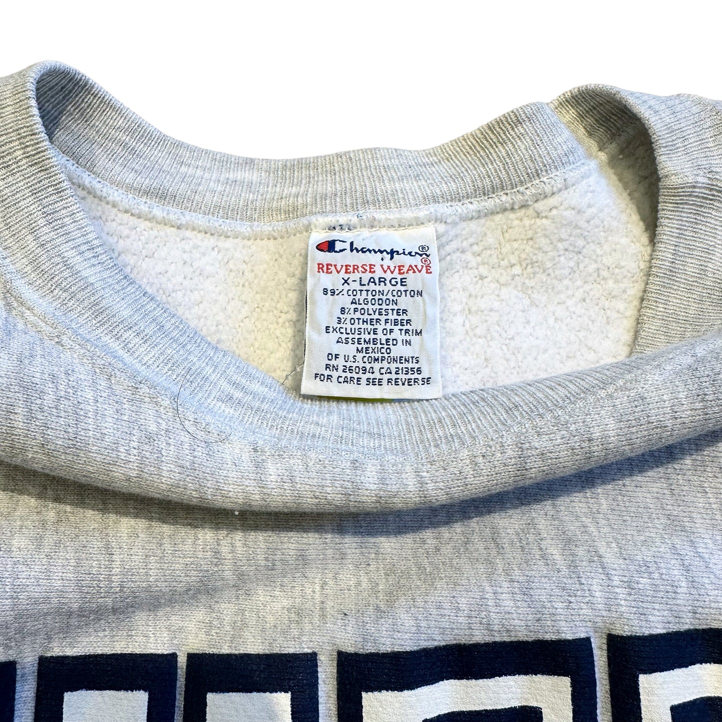 90s 刺繍タグ チャンピオンリバースウィーブ TUFTS REVERSE WEAVE 古着 ヴィンテージ