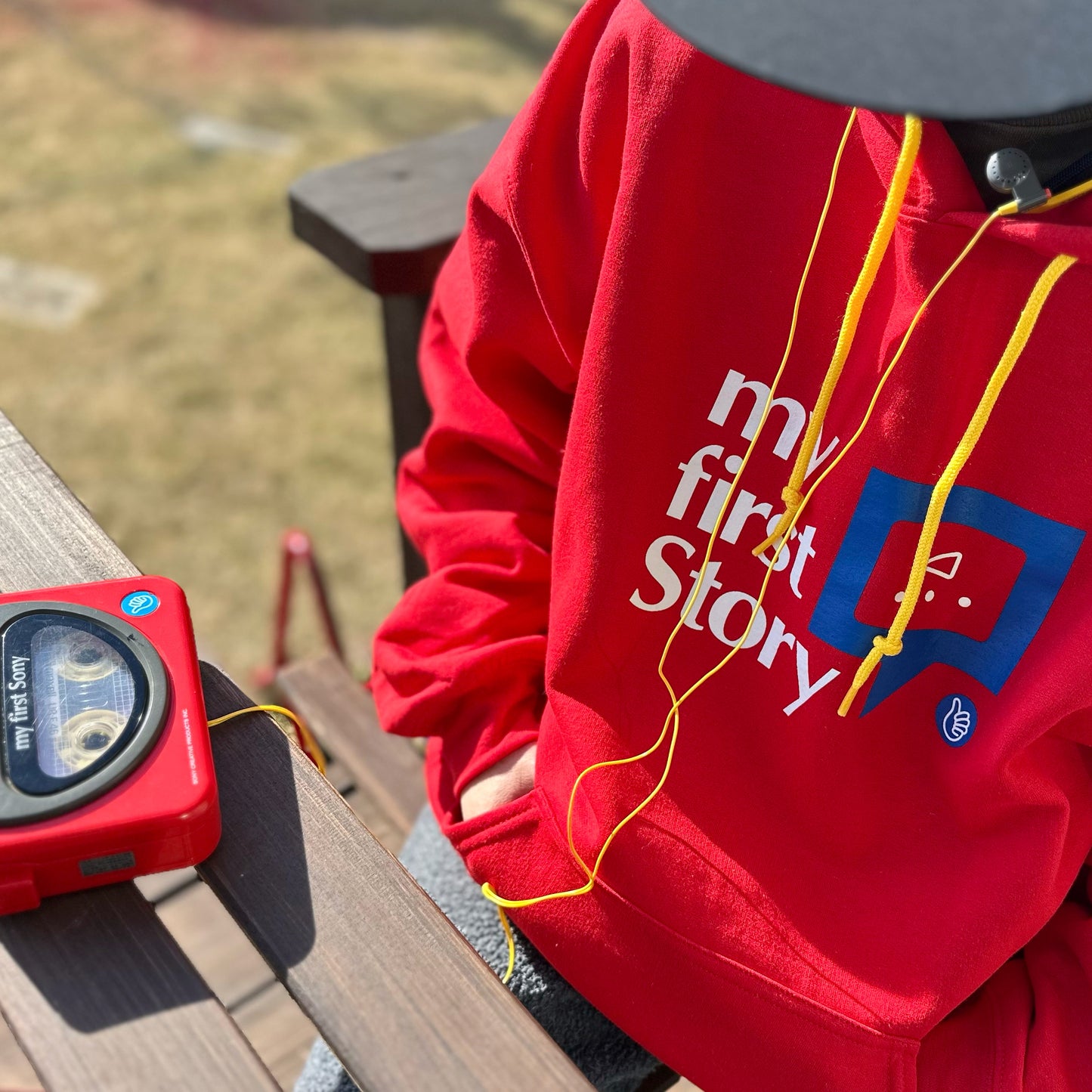 my first story パーカー GILDAN レッド my first sony 赤 ソニスポ sony sports リピト オリジナル
