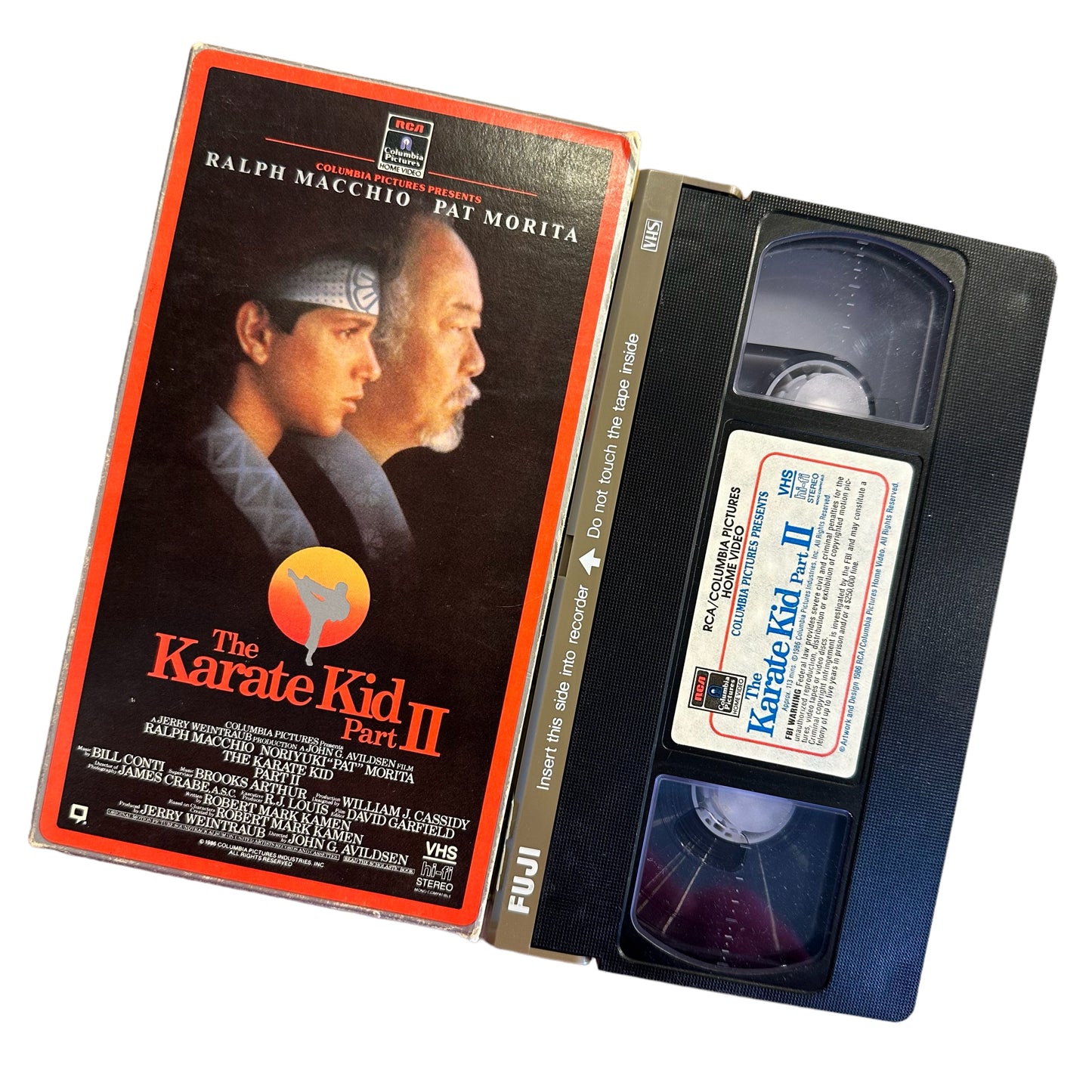 VHS ビデオテープ 輸入版 The Karate Kids2 ベストキッド2 海外版 USA アメリカ ヴィンテージ ビデオ 紙ジャケ