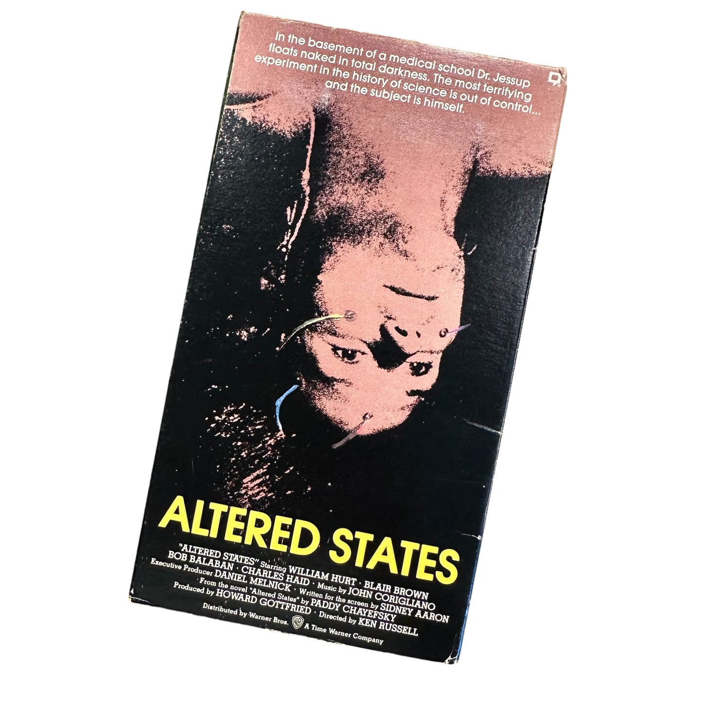 VHS ビデオテープ アルタード・ステーツ 未知への挑戦 Altered states 海外版 USA アメリカ ヴィンテージ ビデオ 紙ジャケ