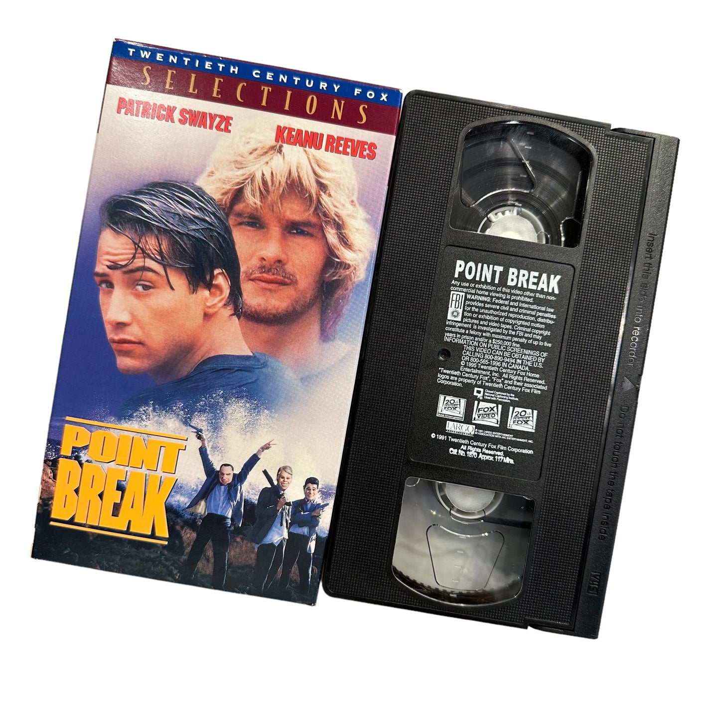 VHS ビデオテープ ハートブルー Point Break 海外版 USA アメリカ ヴィンテージ ビデオ 紙ジャケ