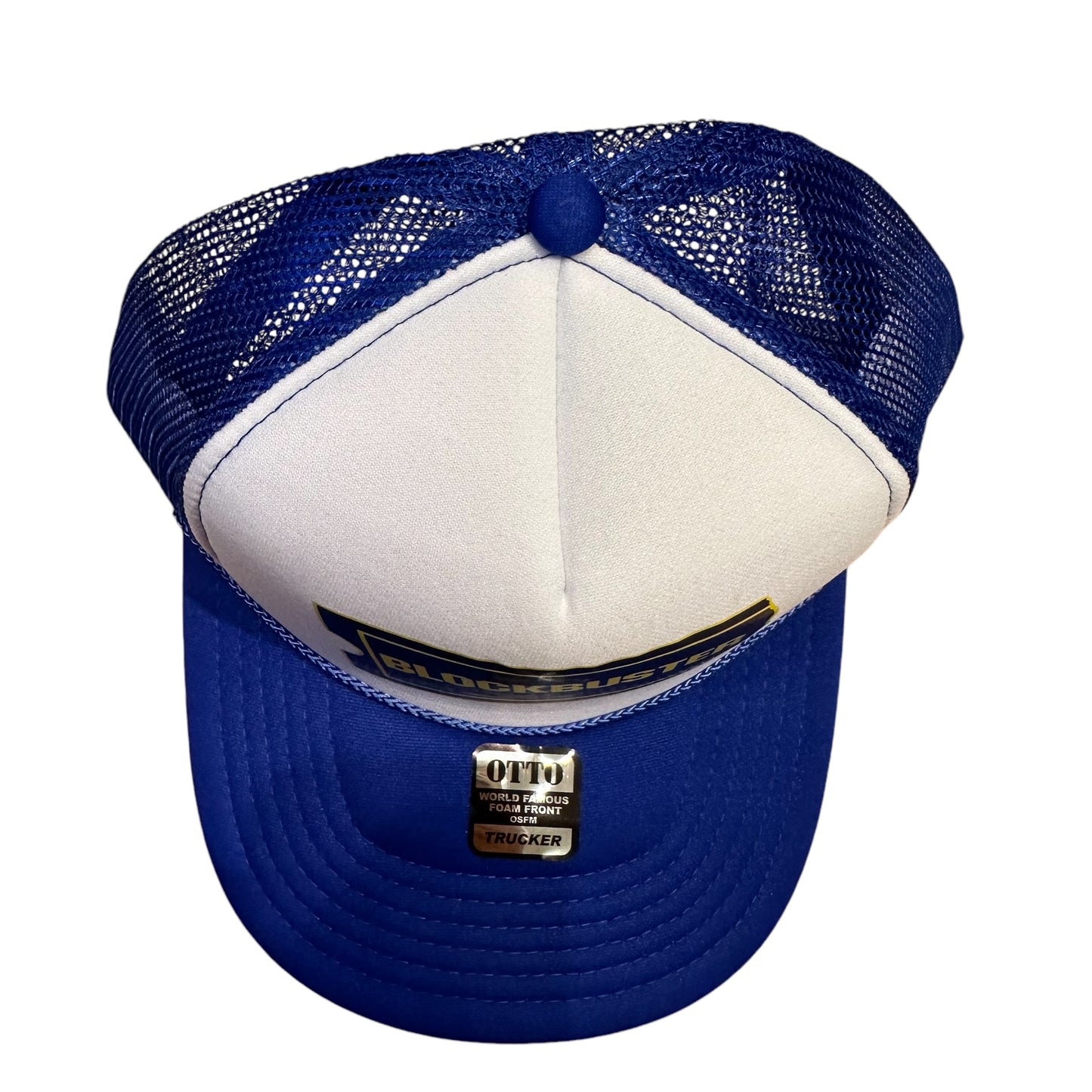 BLOCKBUSTER VIDEO OTTO MESH TRUCKER HAT ブロックバスター ビデオ VHS BEND OREGON オレゴン オフィシャル グッズ メッシュキャップ 帽子