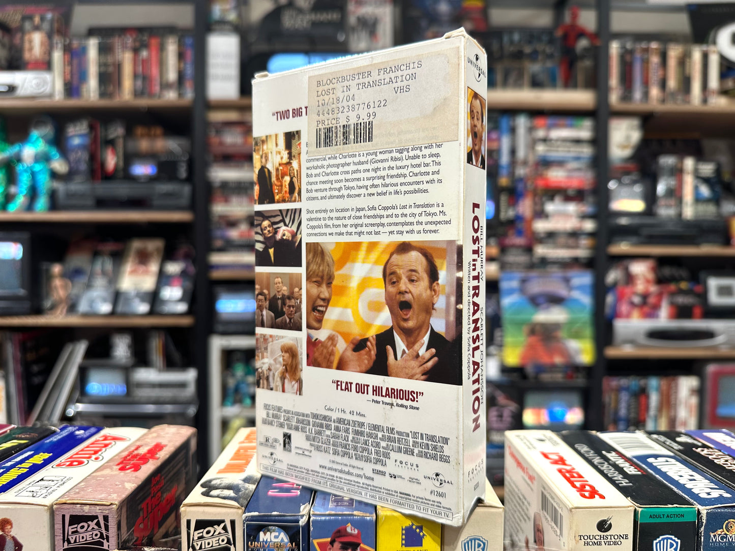 VHS ビデオテープ 輸入版 ロスト・イン・トランスレーション Lost in Translation海外版 USA アメリカ ヴィンテージ ビデオ ソフィア・コッポラ 紙ジャケ