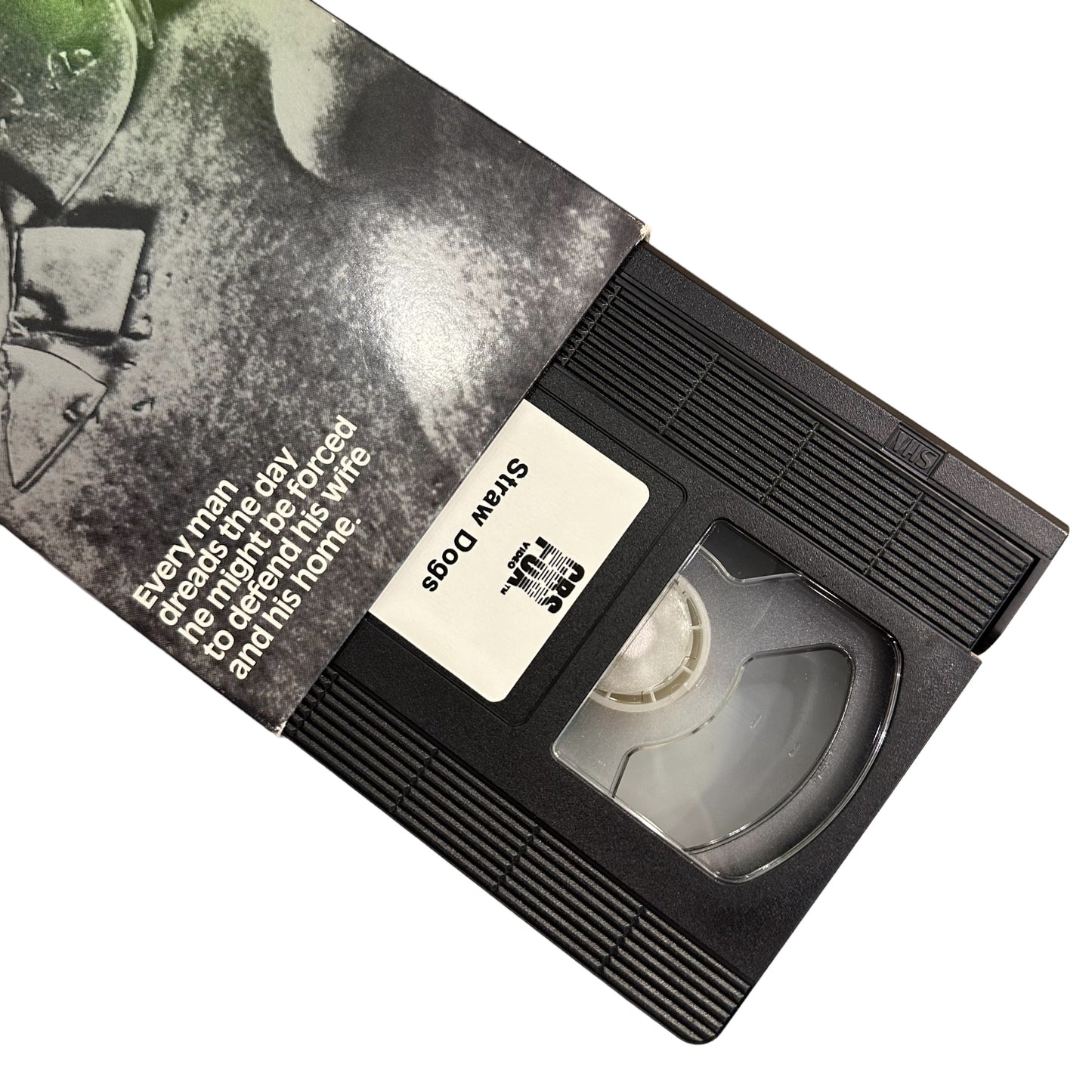 VHS ビデオテープ 輸入版 わらの犬 Straw Dogs 海外版 USA アメリカ ヴィンテージ ビデオ 紙ジャケ