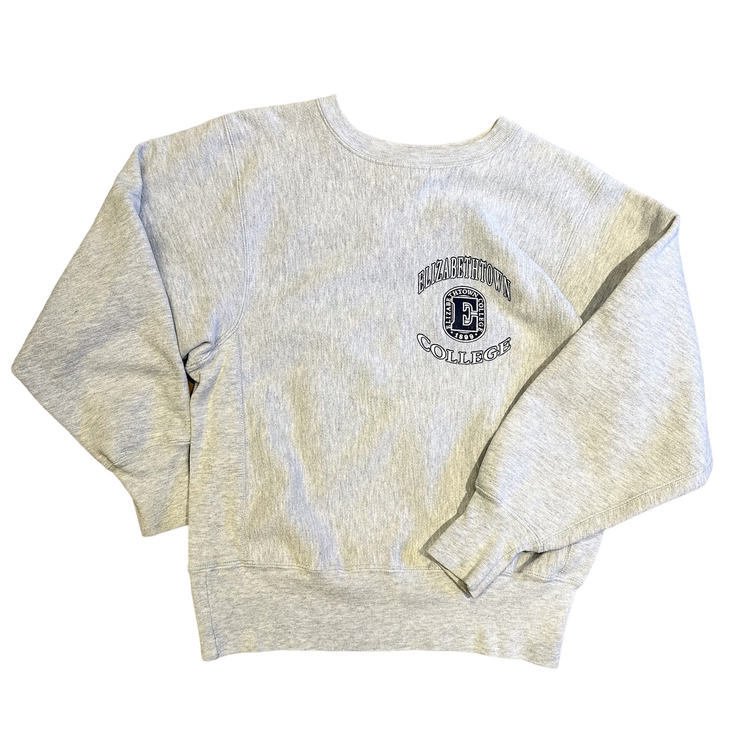 90s 刺繍タグ チャンピオンリバースウィーブ Elizabethtown College Champion REVERSE WEAVE Mサイズ バックプリント E ヴィンテージ