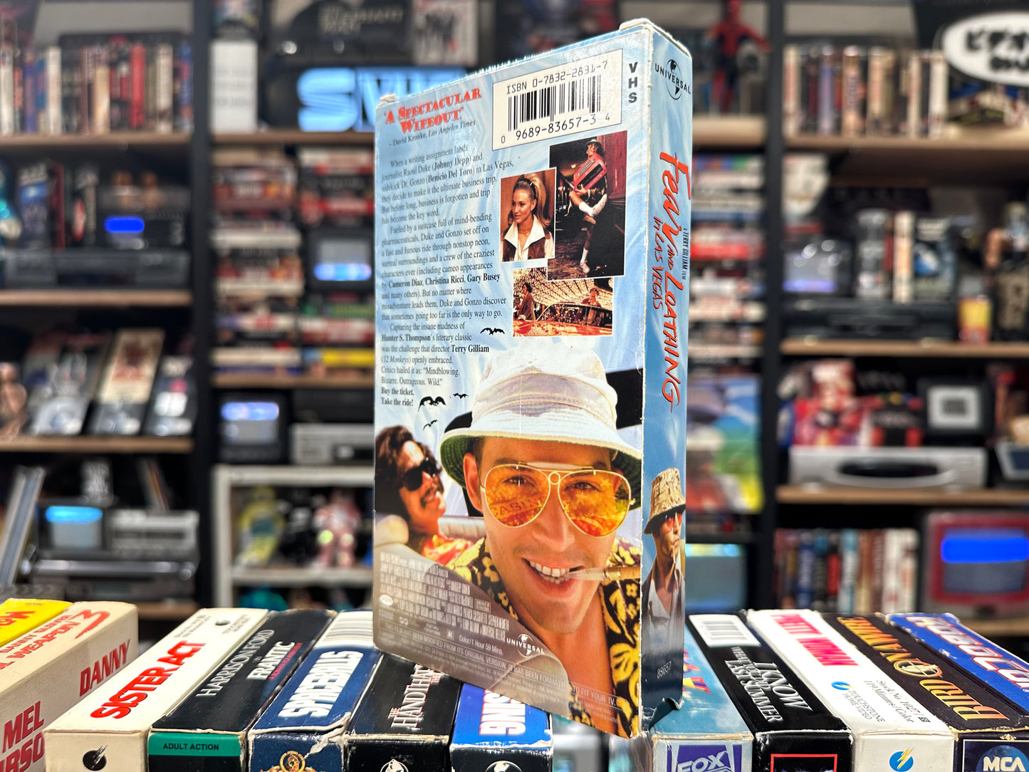 VHS ビデオテープ 輸入版 ラスベガスをやっつけろ Fear and Loathing in Las Vegas 海外版 USA ジョニー・ディップ アメリカ ヴィンテージ ビデオ 紙ジャケ