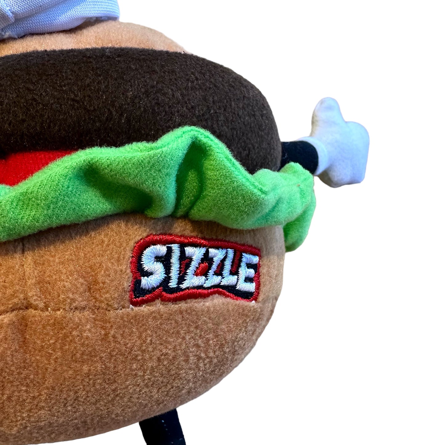 Steak N Shake Sizzle Hamburger Plush 10" KELLYTOY ステーキ&シェイク ハンバーガー プラッシュ